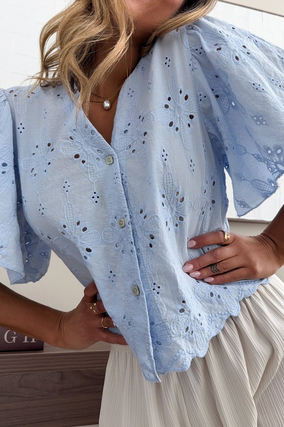 CHARLOTTE - Blouse / Bleu