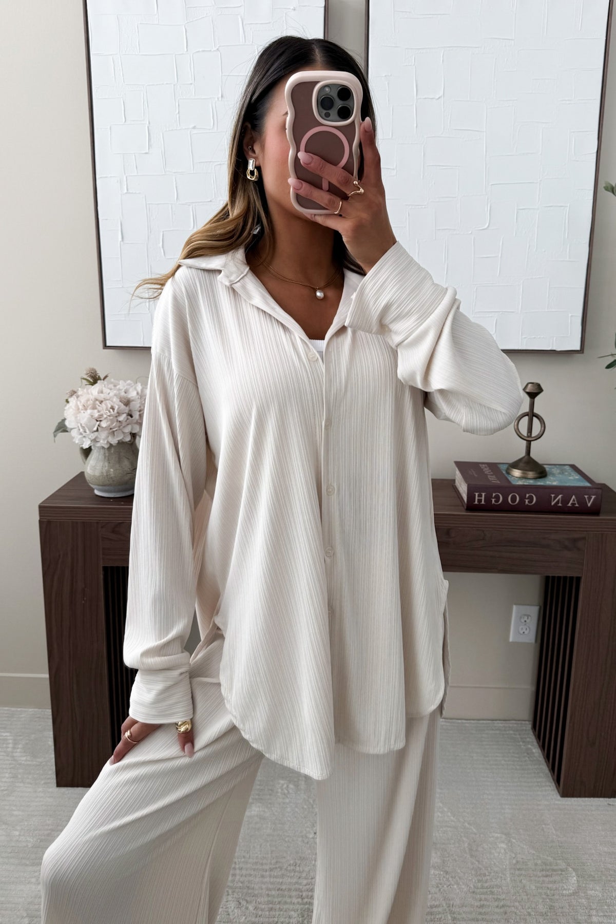 FIDÈLE - Beige Two-Piece Set