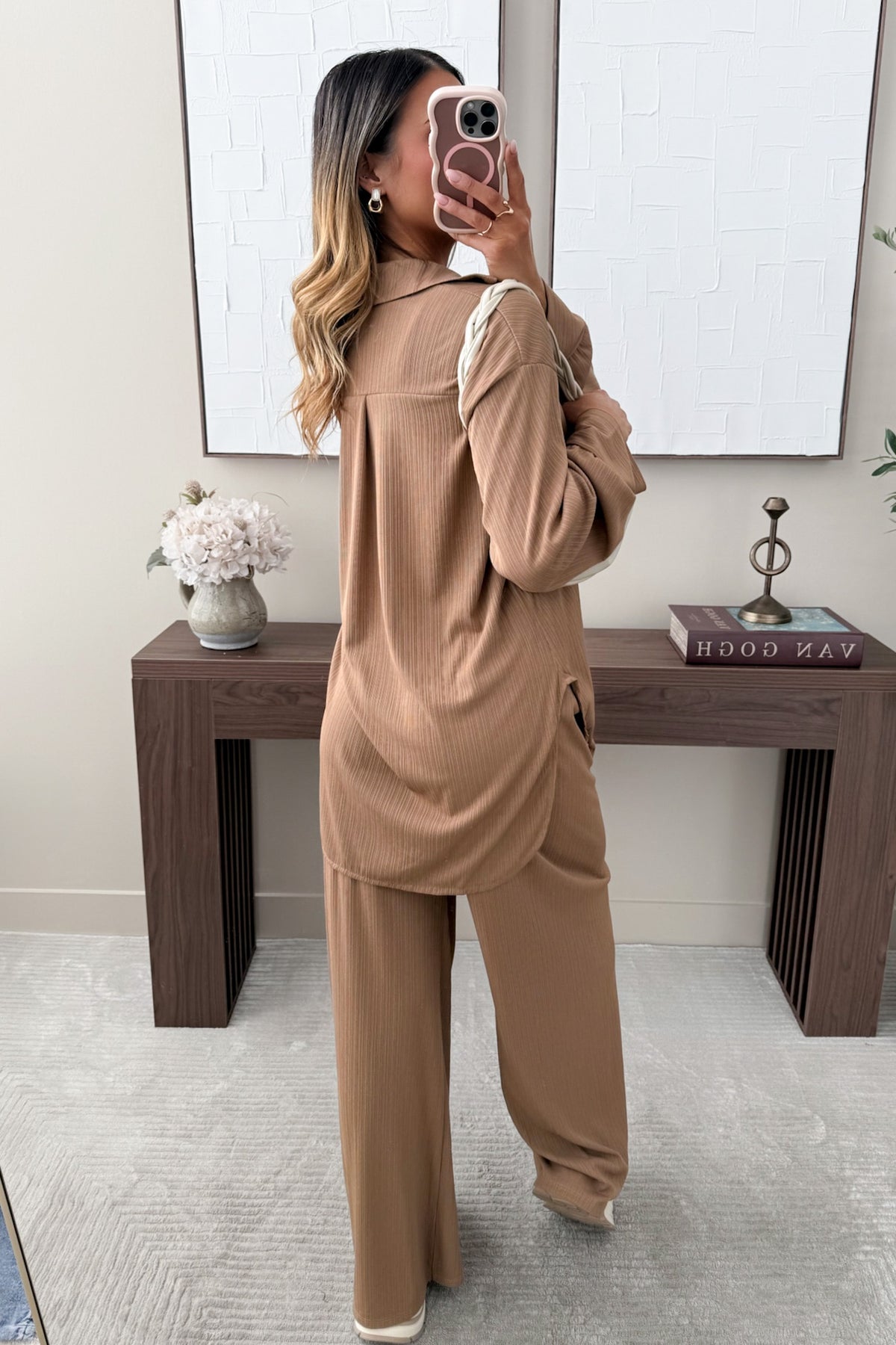 FIDÈLE - Camel Two-Piece Set