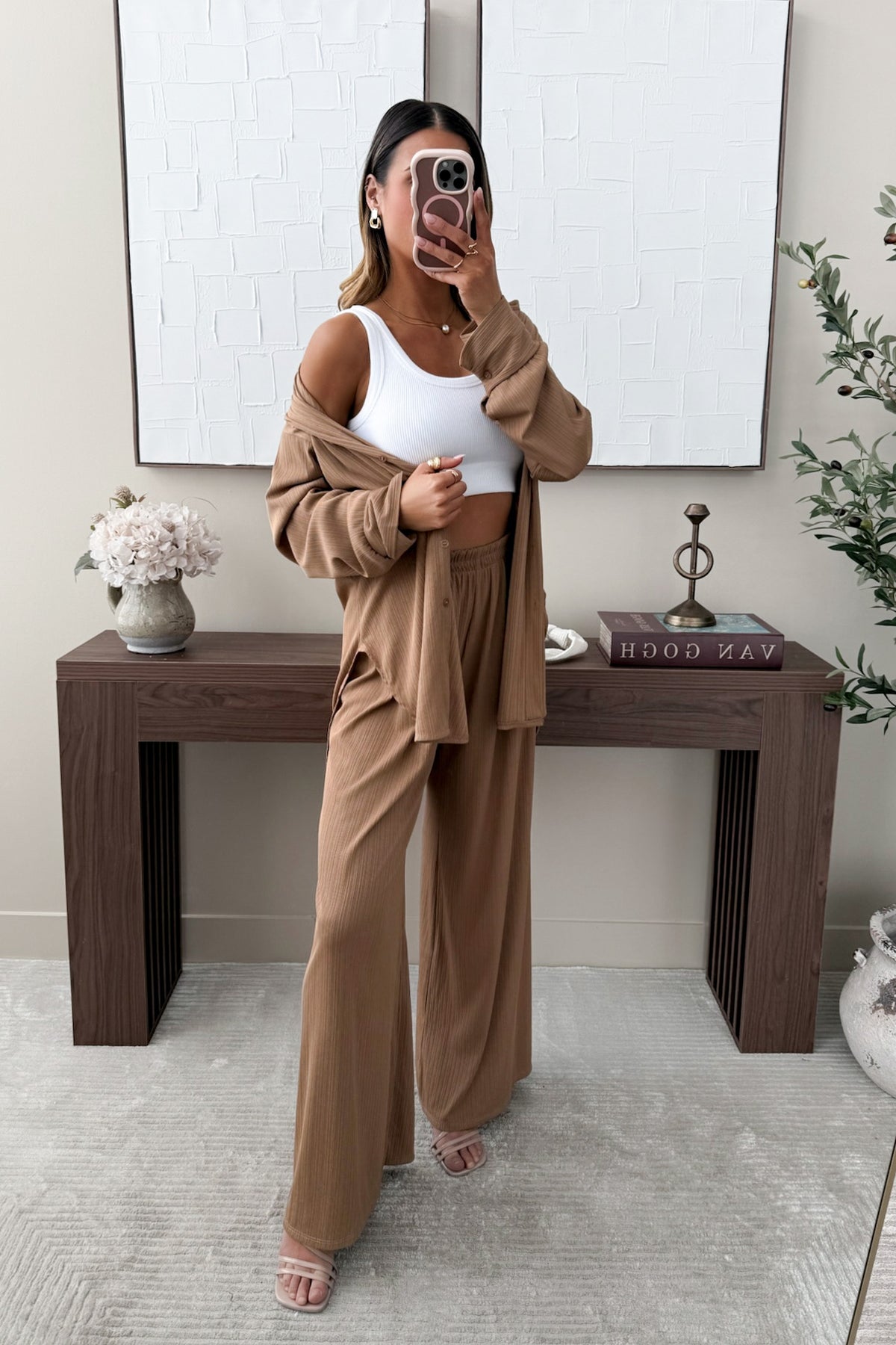 FIDÈLE - Camel Two-Piece Set