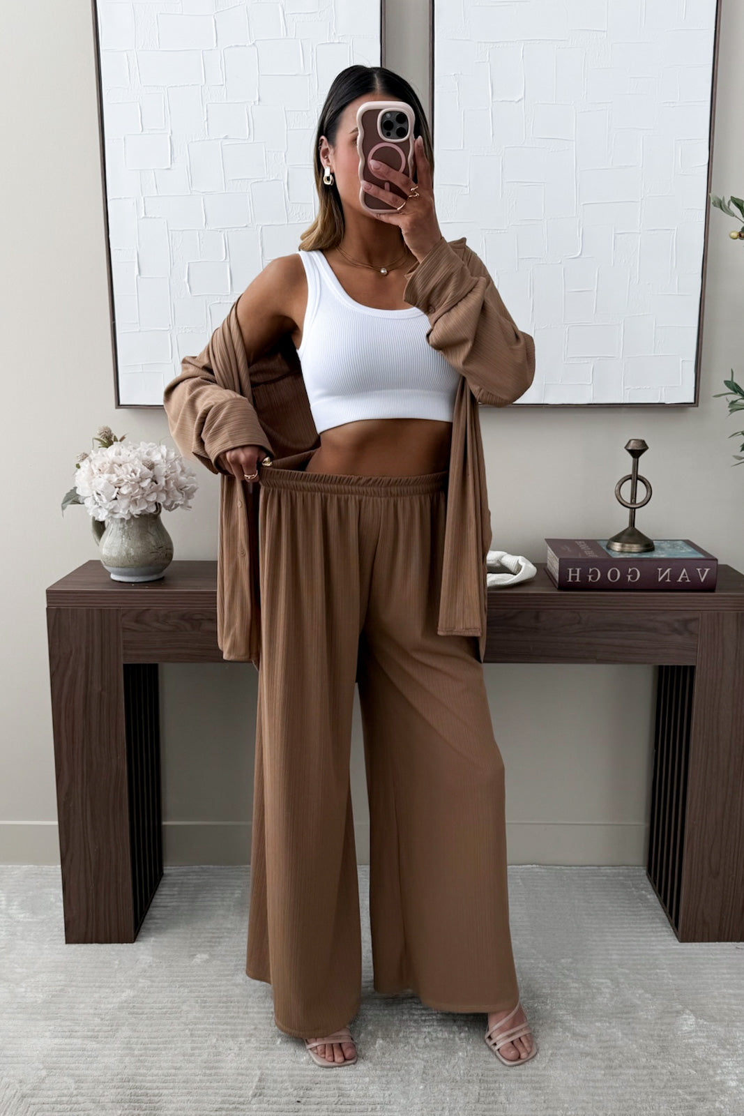 FIDÈLE - Camel Two-Piece Set