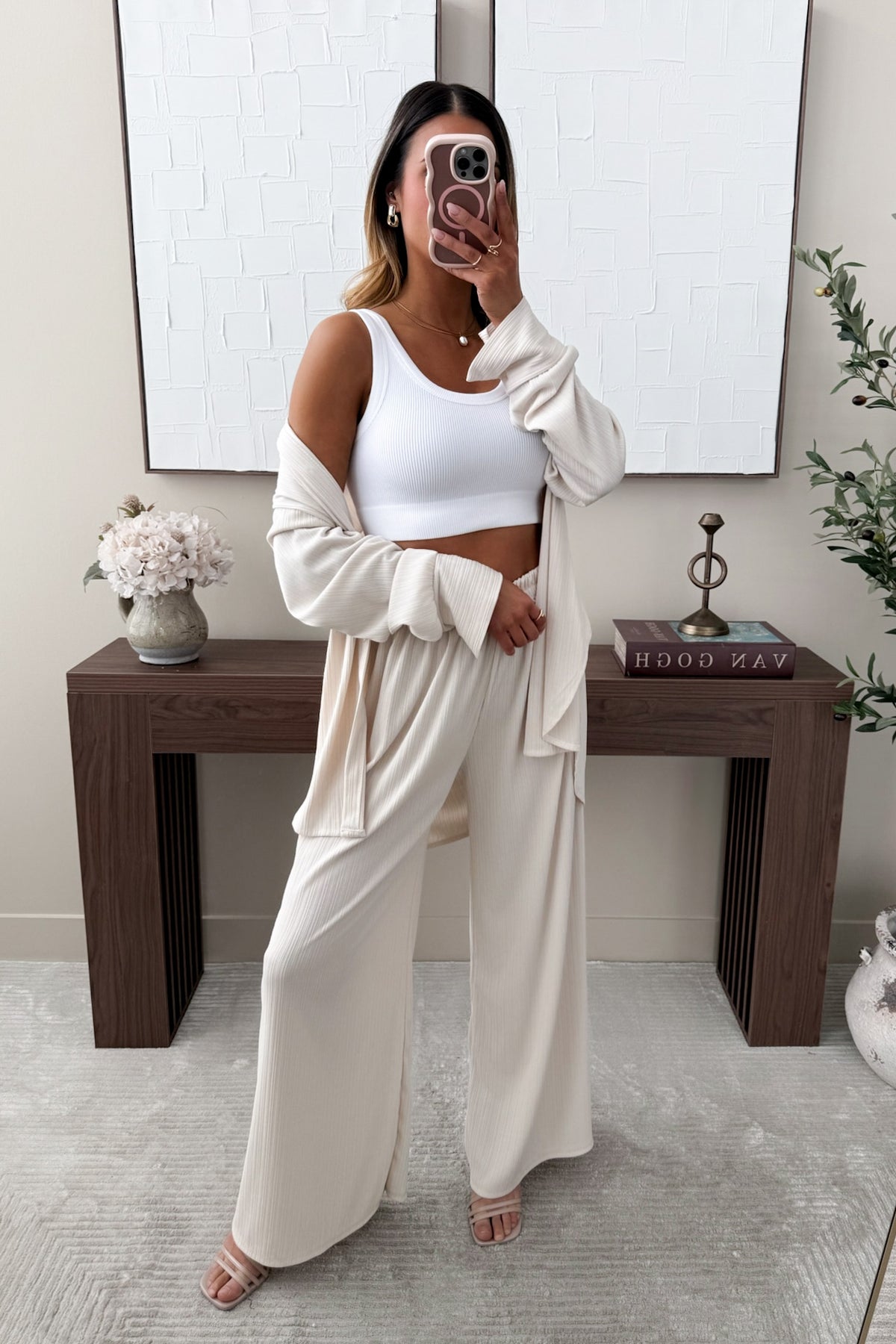 FIDÈLE - Beige Two-Piece Set