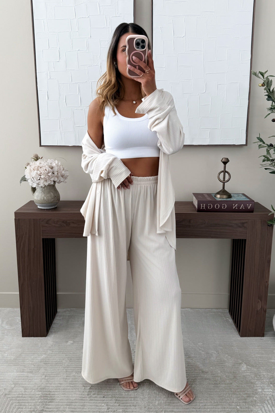 FIDÈLE - Beige Two-Piece Set