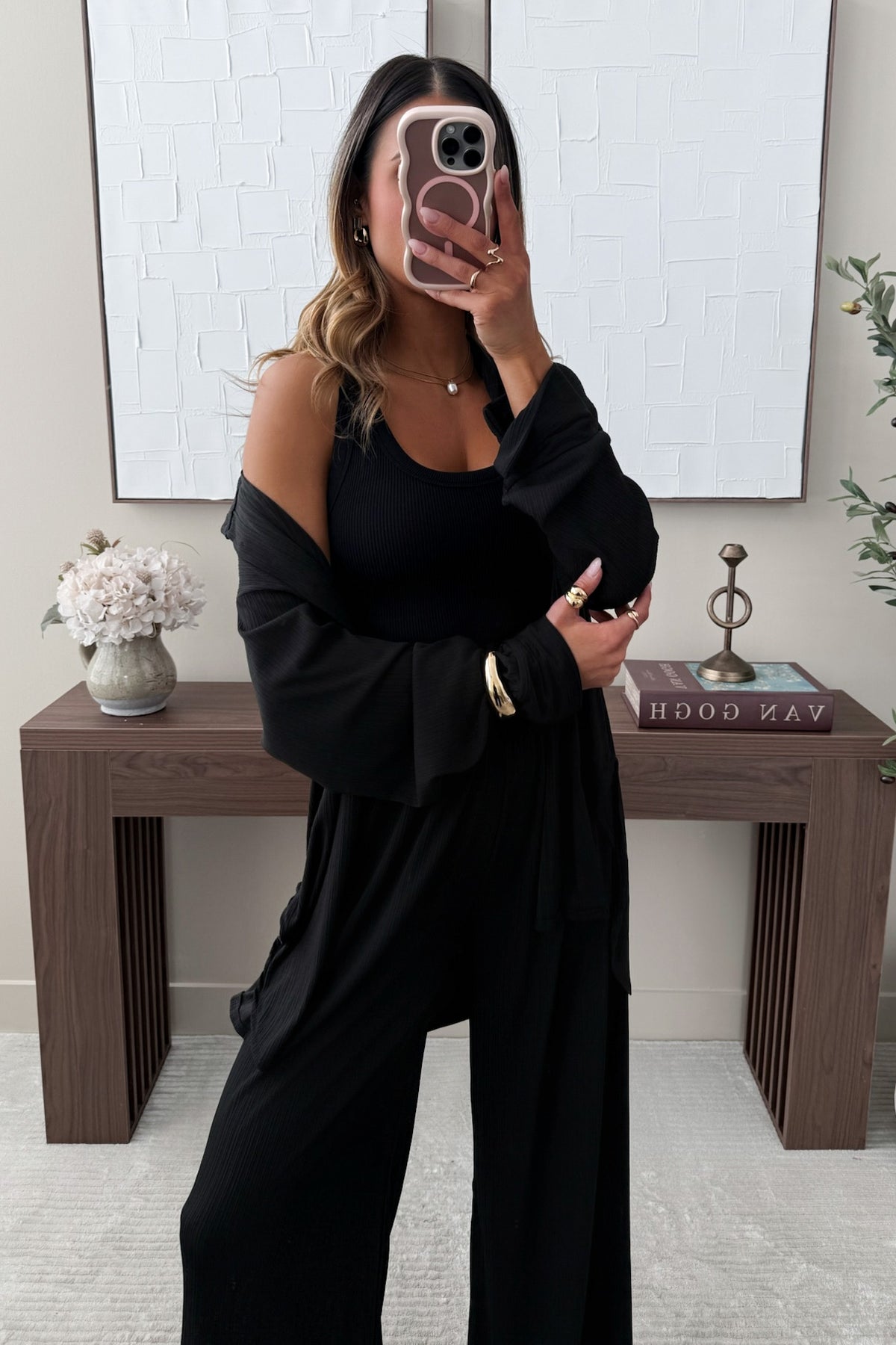 FIDÈLE - Black Two-Piece Set