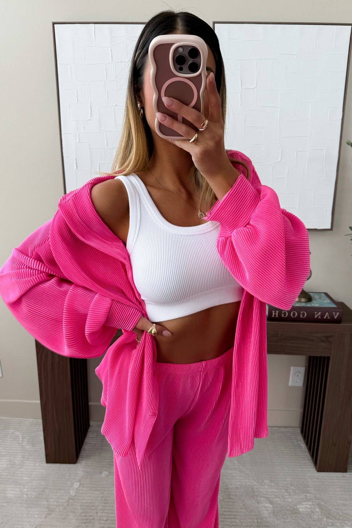 SPARK - Fuchsia Two-Piece Set