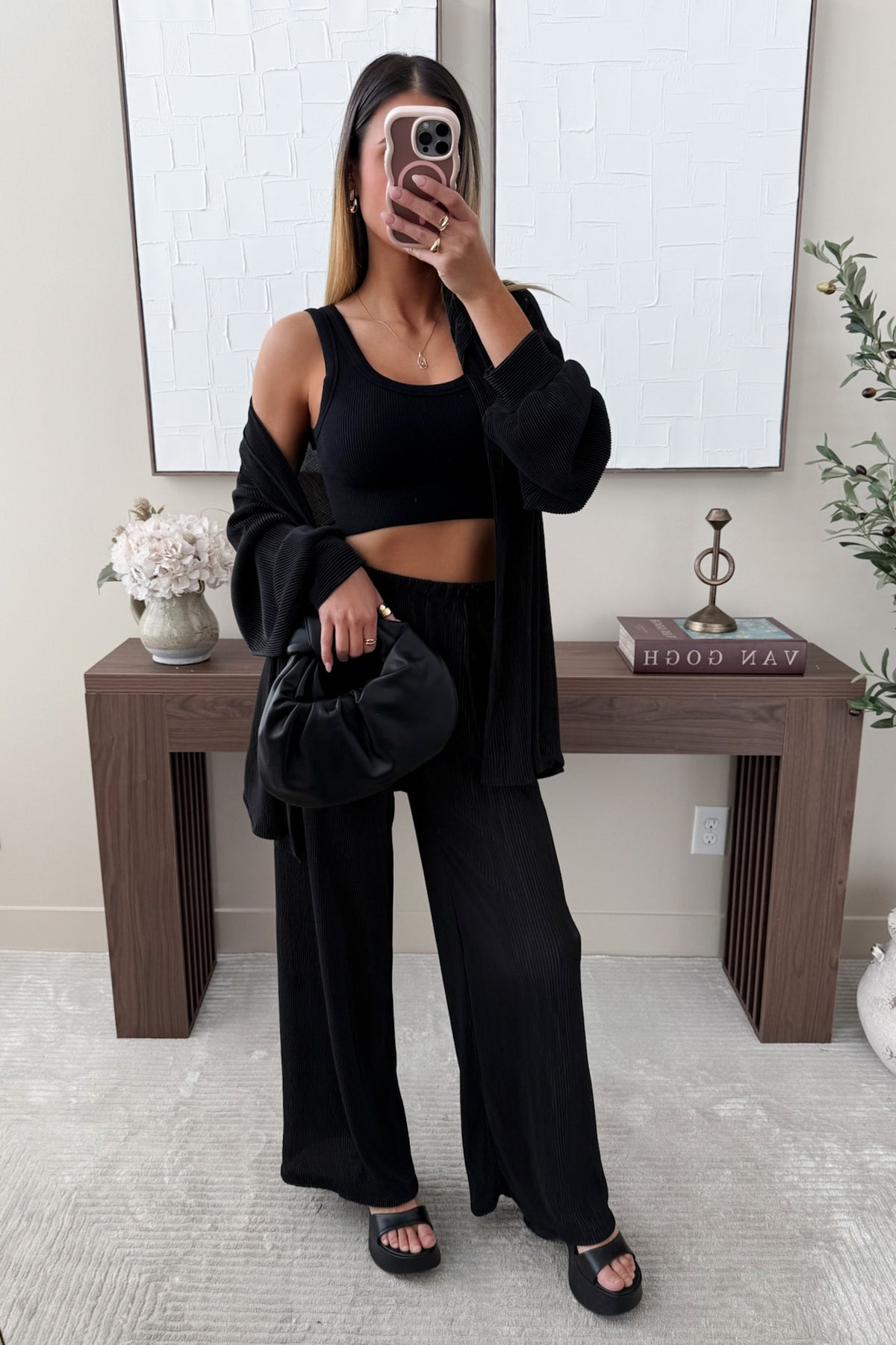 SPARK - Black Two-Piece Set