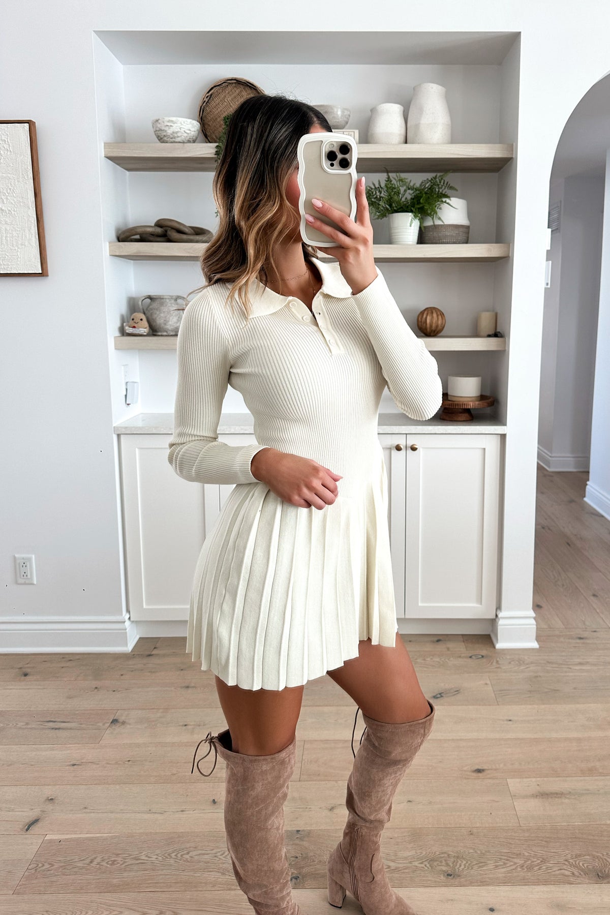 MARYAM - Beige Dress