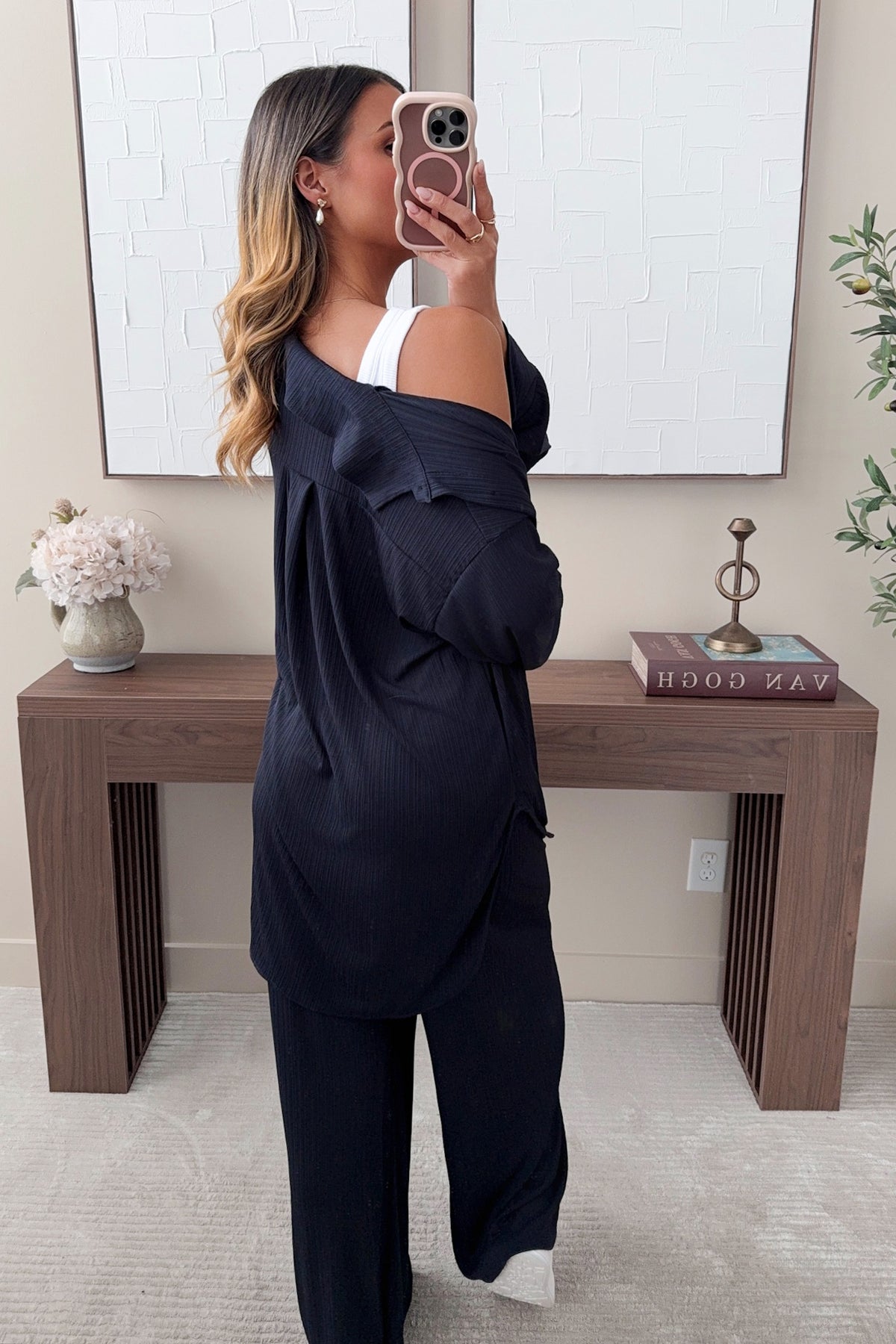 FIDÈLE - Navy Two-Piece Set