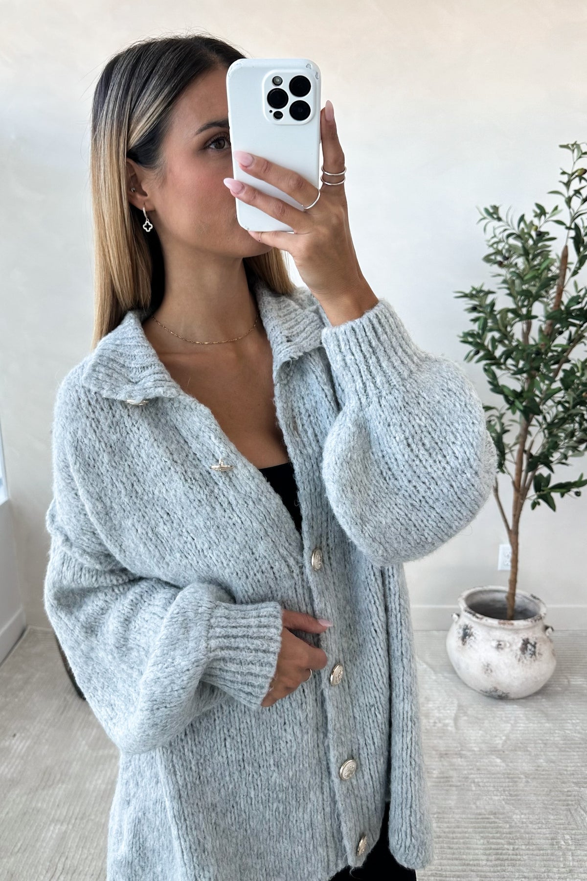 LIVIA -  Grey Sweater