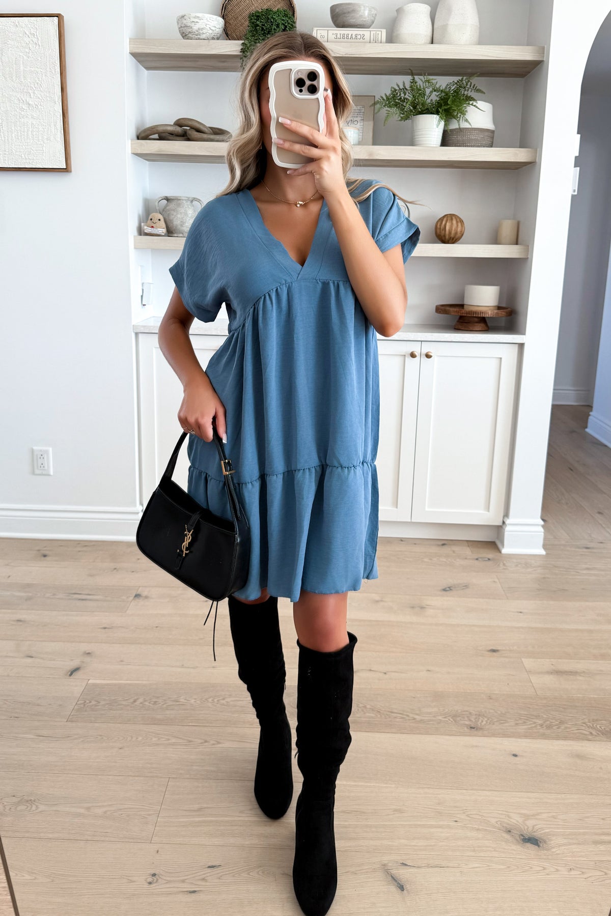 JAZEMINE - Robe / Bleu Jeans