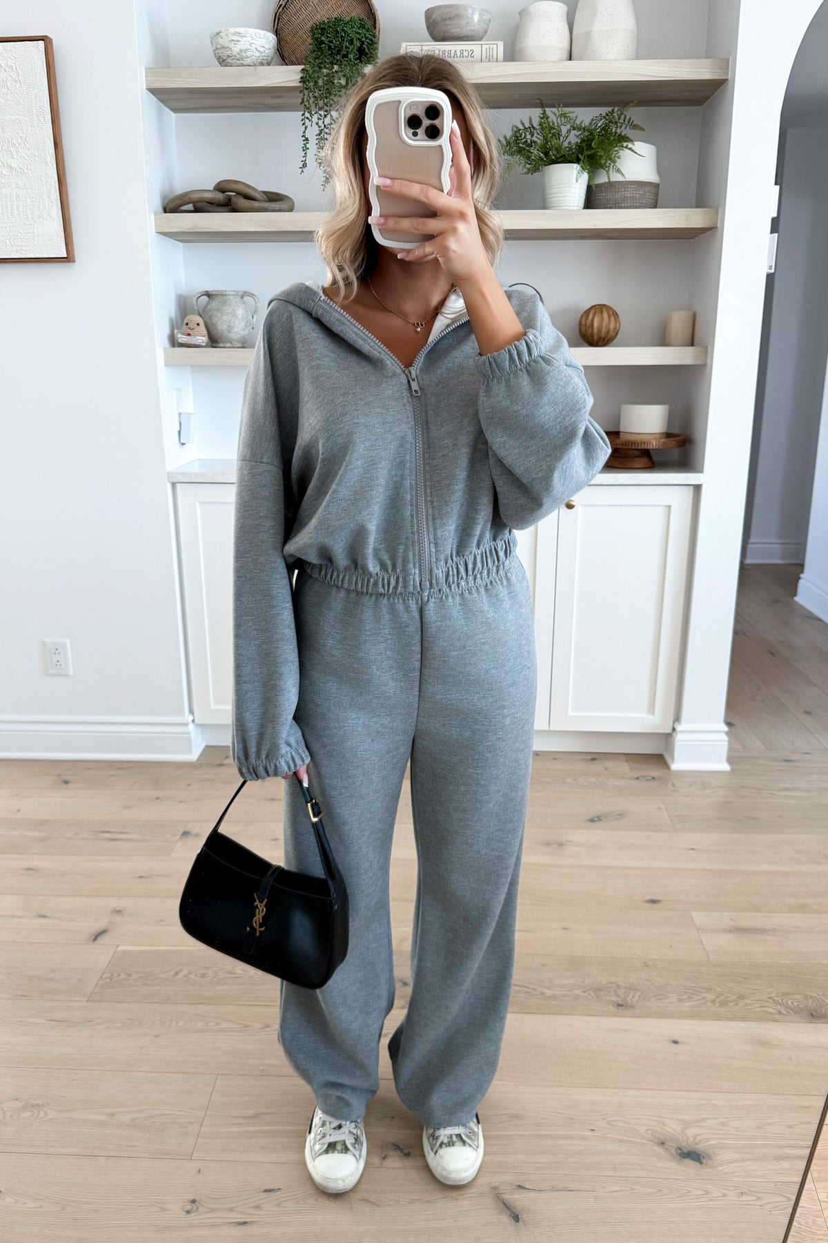 HOUDIE - Grey Two-Piece Matching Set