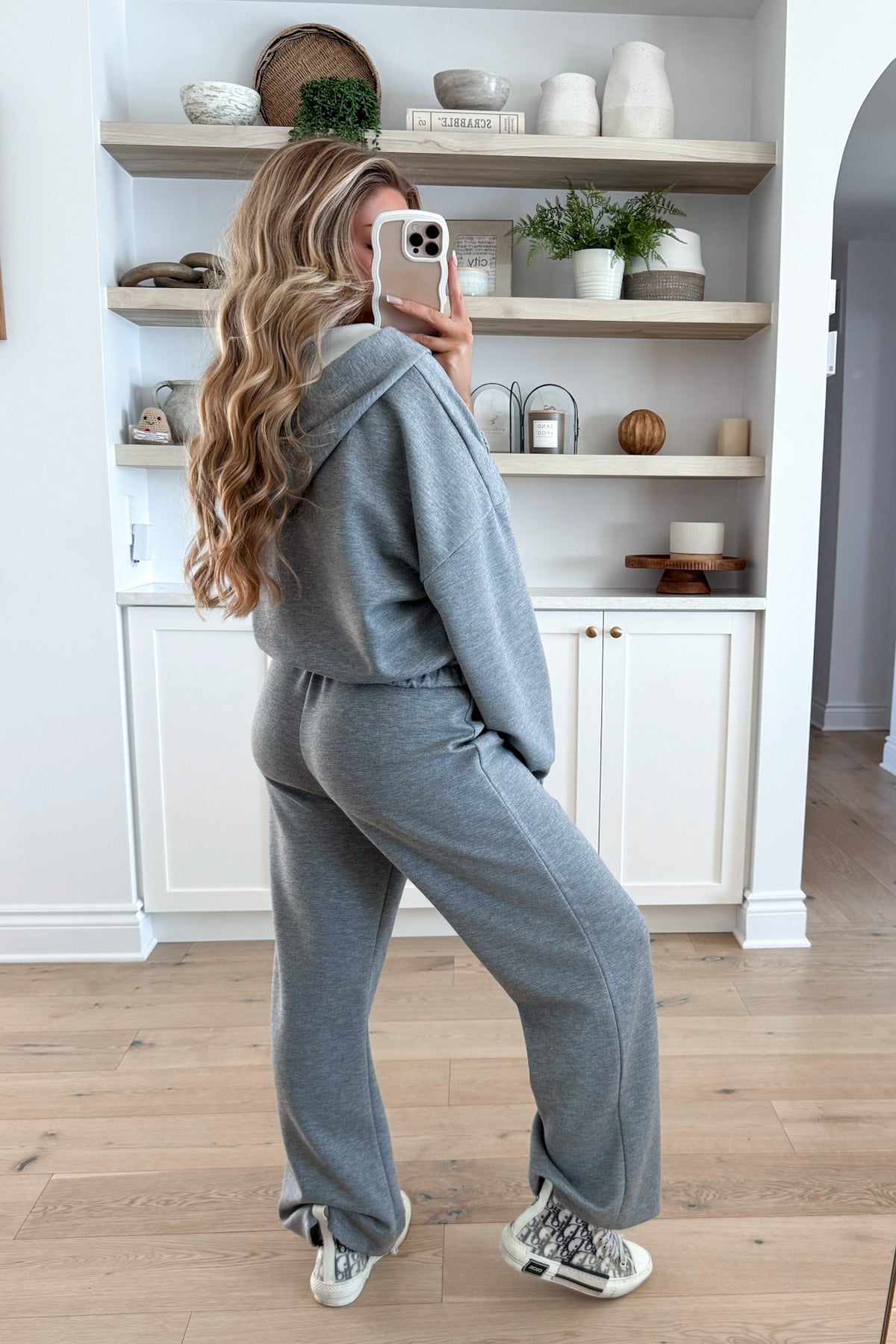 HOUDIE - Grey Two-Piece Matching Set