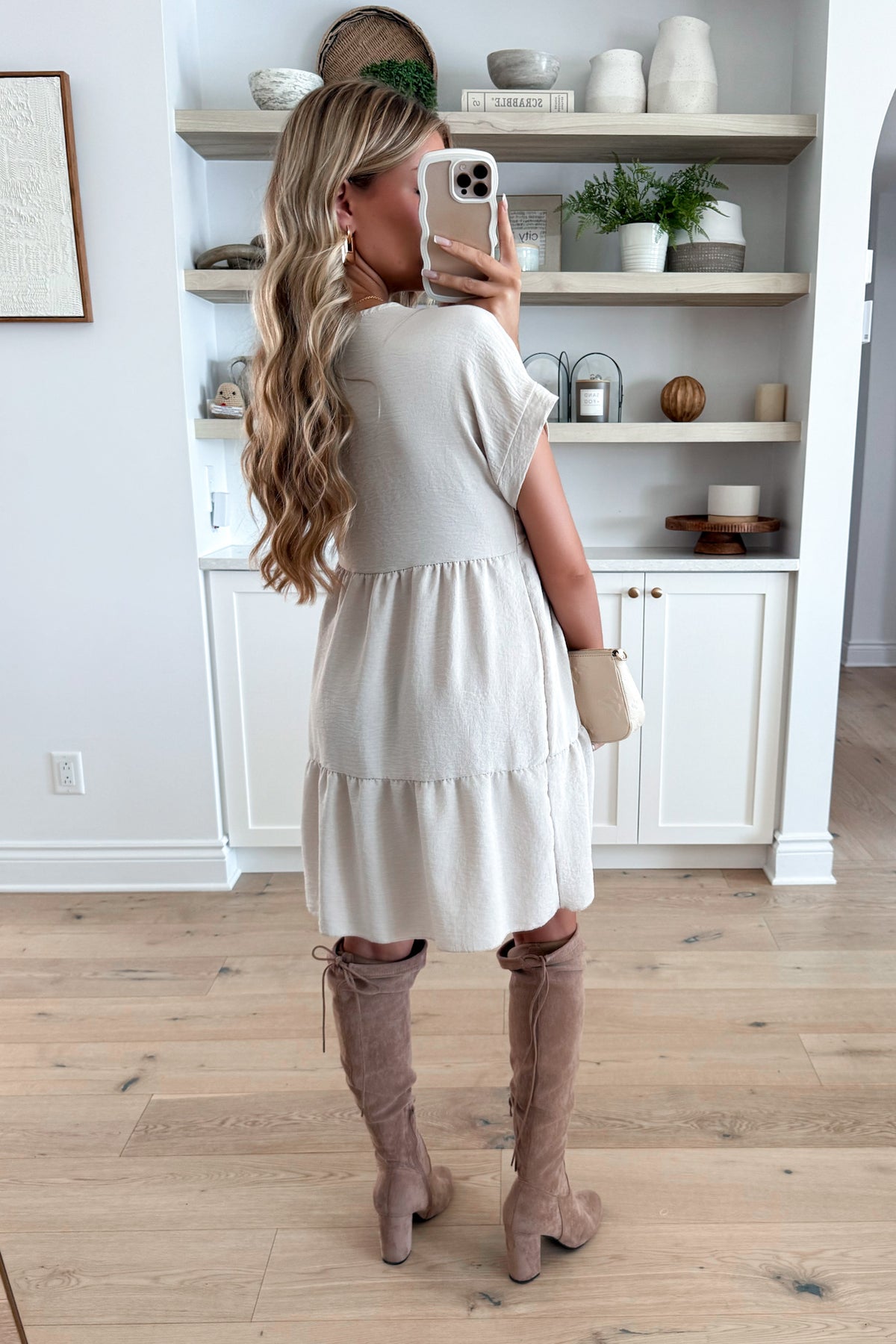 JAZEMINE - Beige Dress