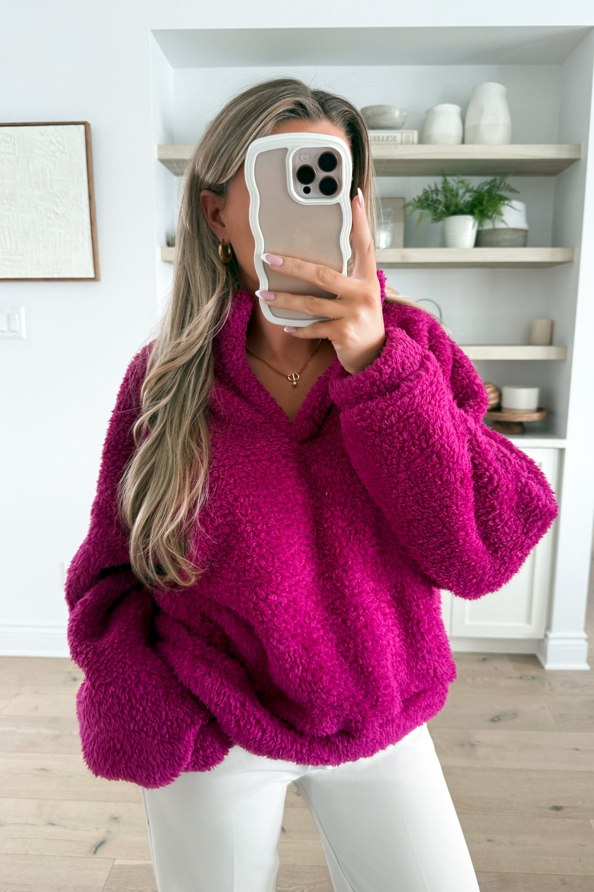 ALBA - Fuschia Sweater