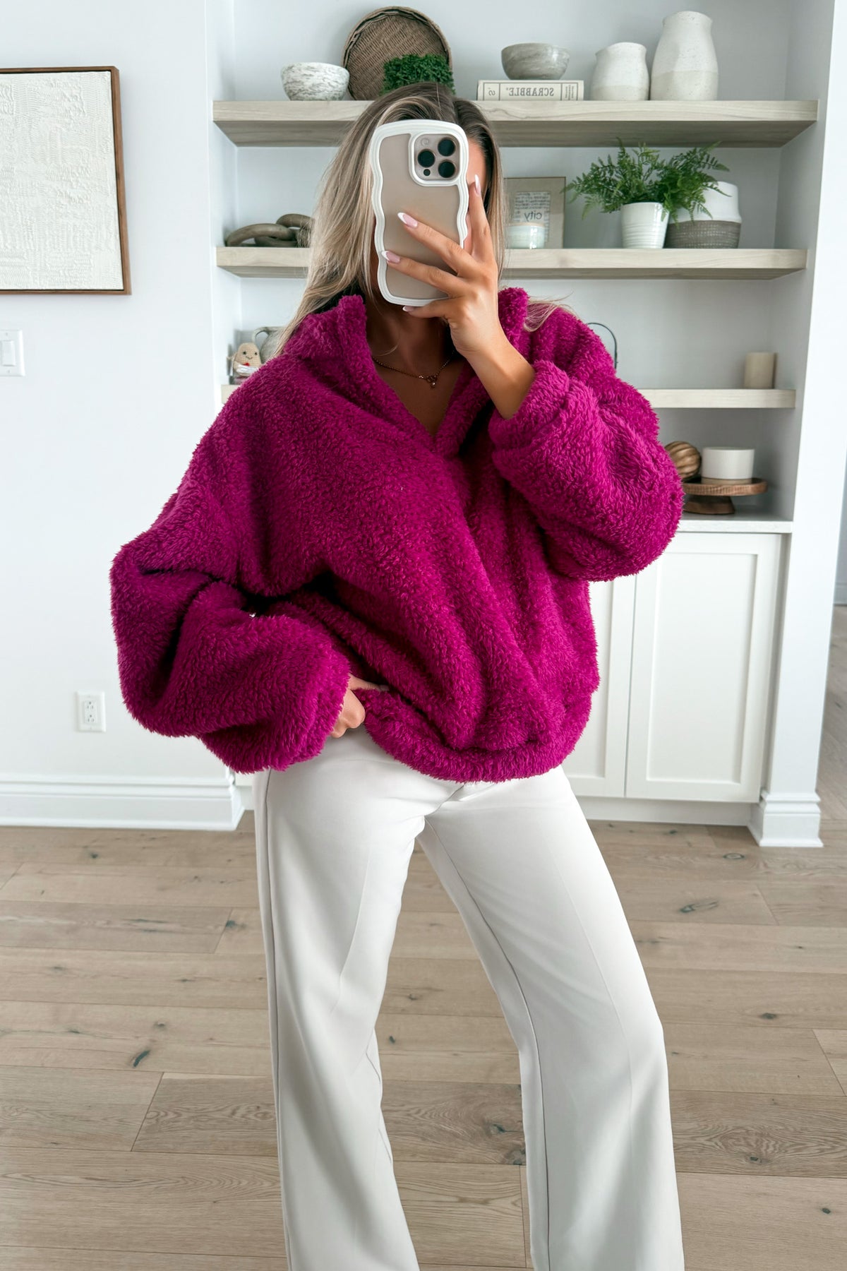 ALBA - Fuschia Sweater