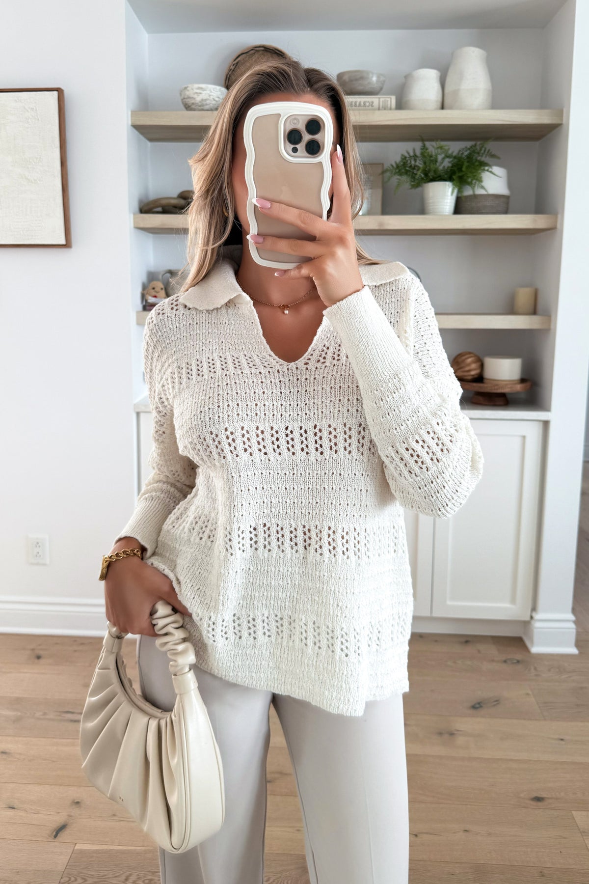 ALICE - Cream Long Sleeve Top