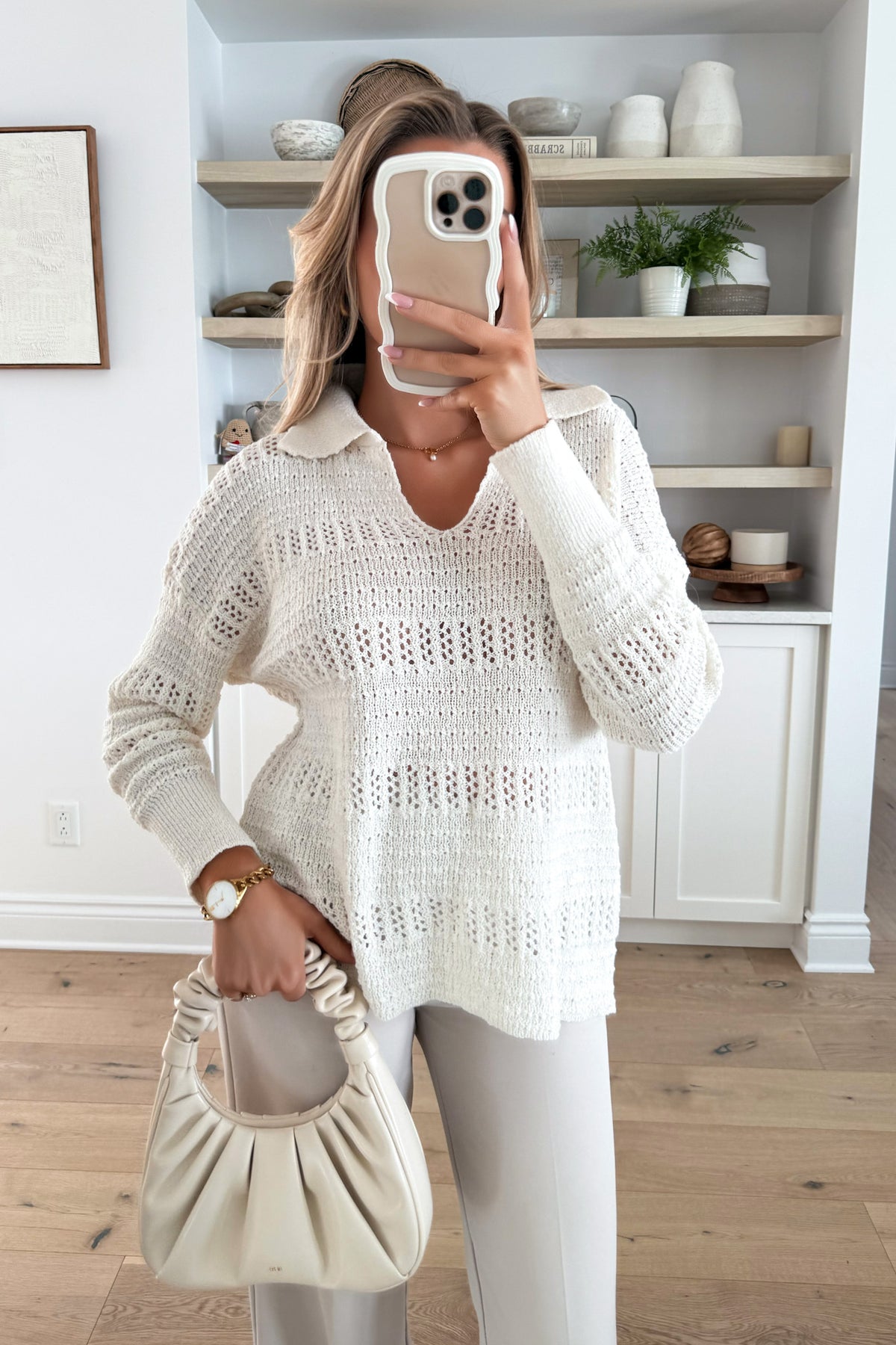 ALICE - Cream Long Sleeve Top