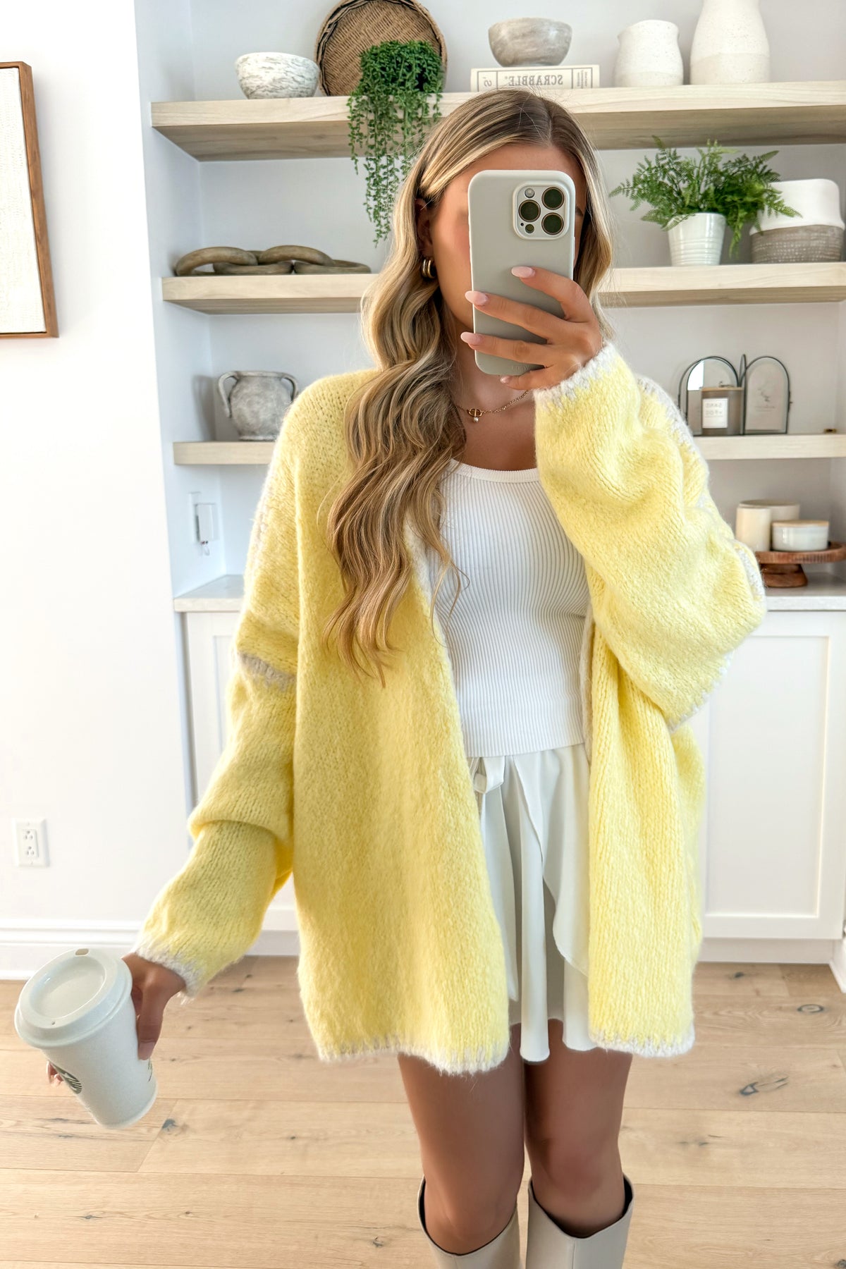 BOMBAY - Cardigan Jaune
