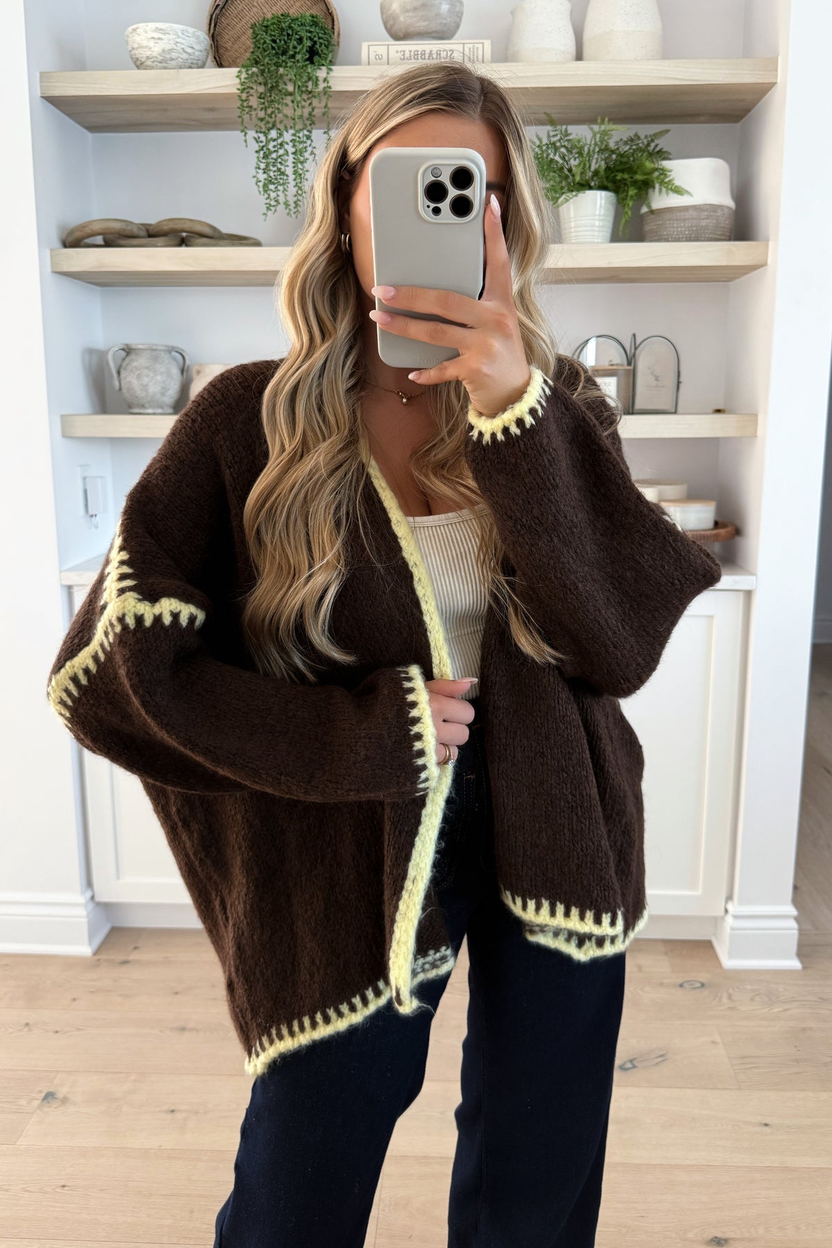 BOMBAY - Cardigan Brun