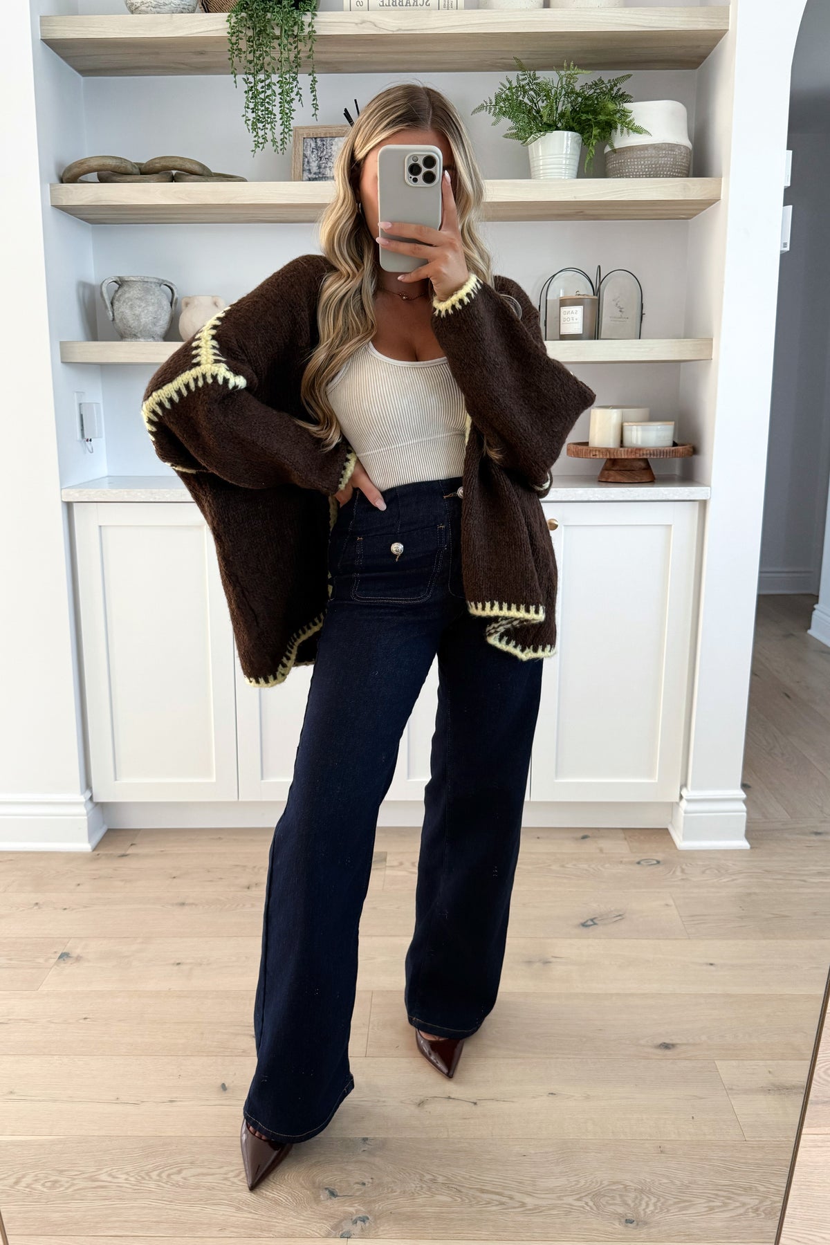 BOMBAY - Cardigan Brun