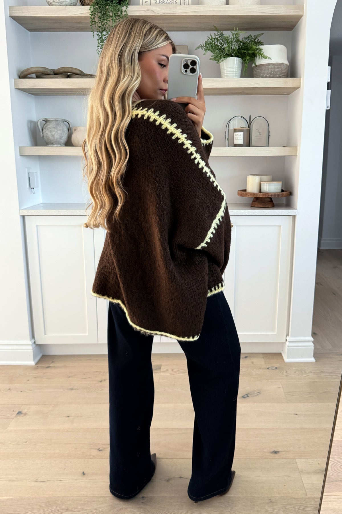 BOMBAY - Cardigan Brun