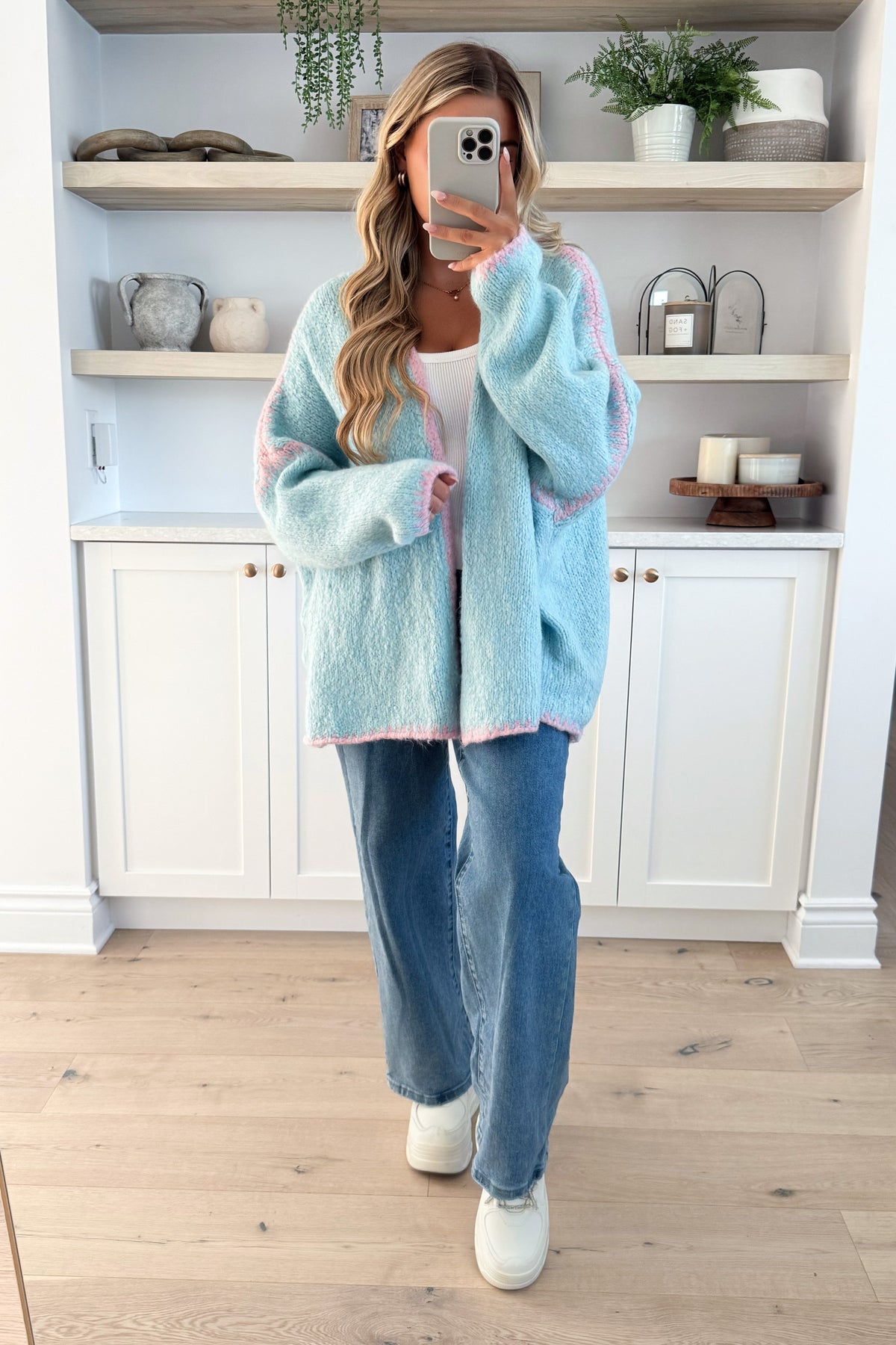 BOMBAY - Cardigan Bleu