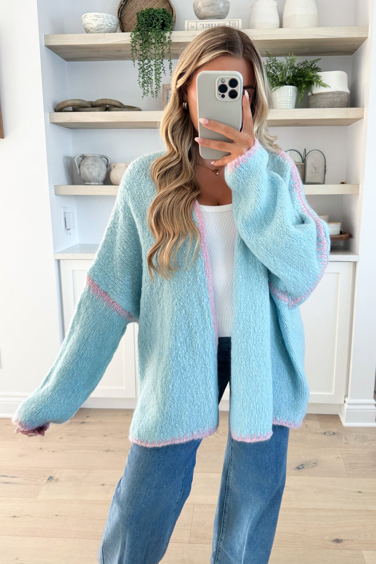 BOMBAY - Cardigan Bleu