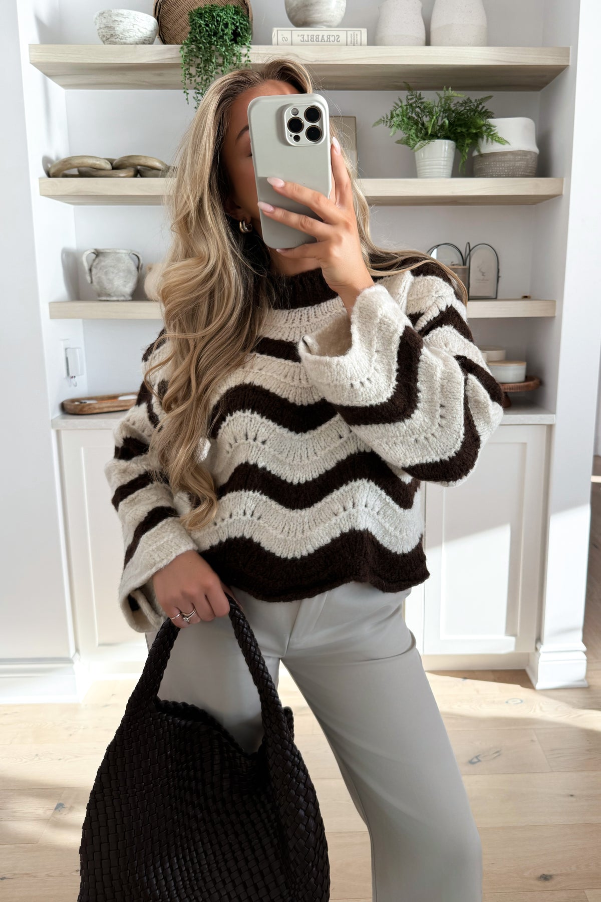 MYRTILLE - Brown Sweater