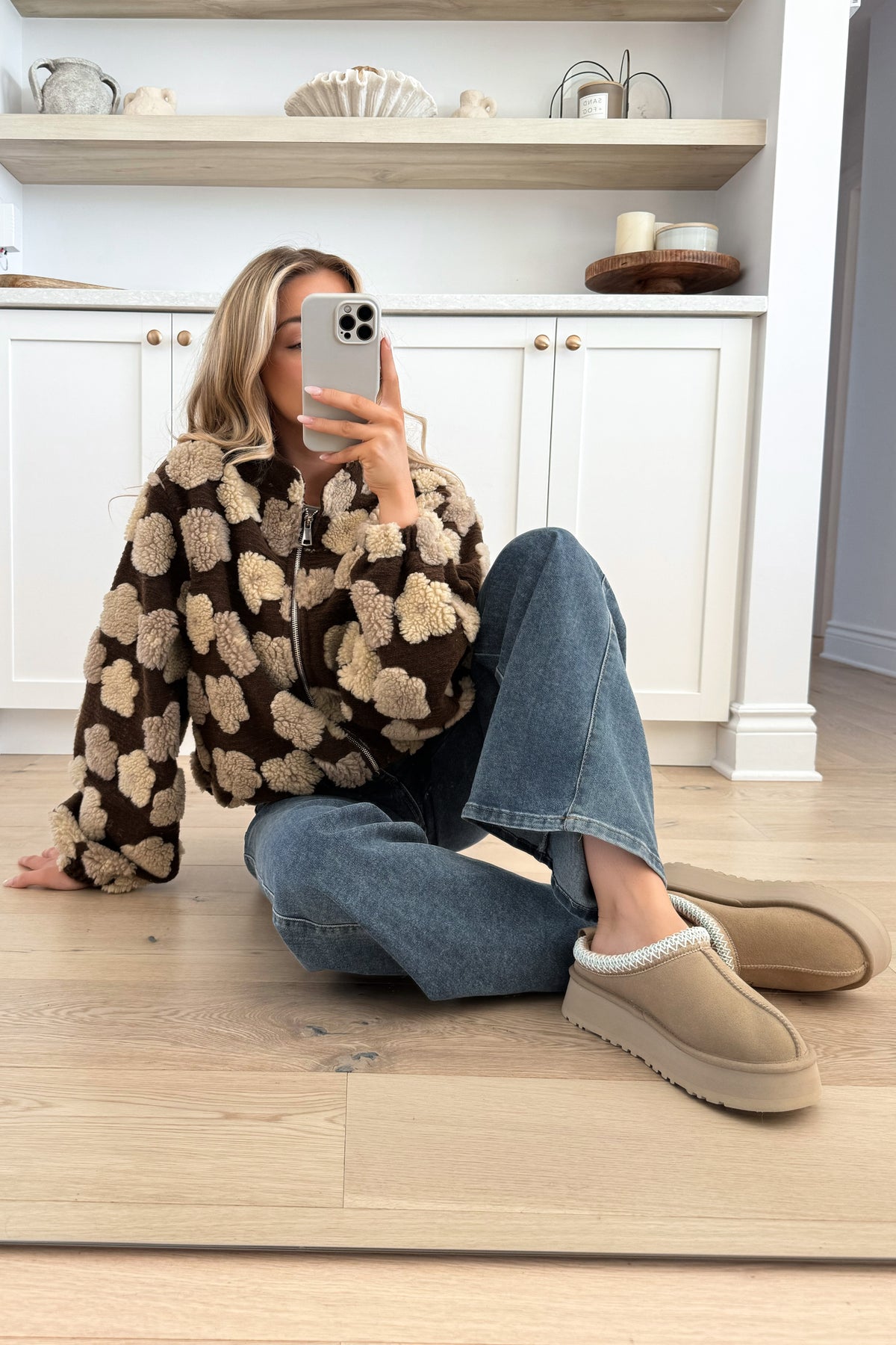 FLEURY - Cardigan Brun