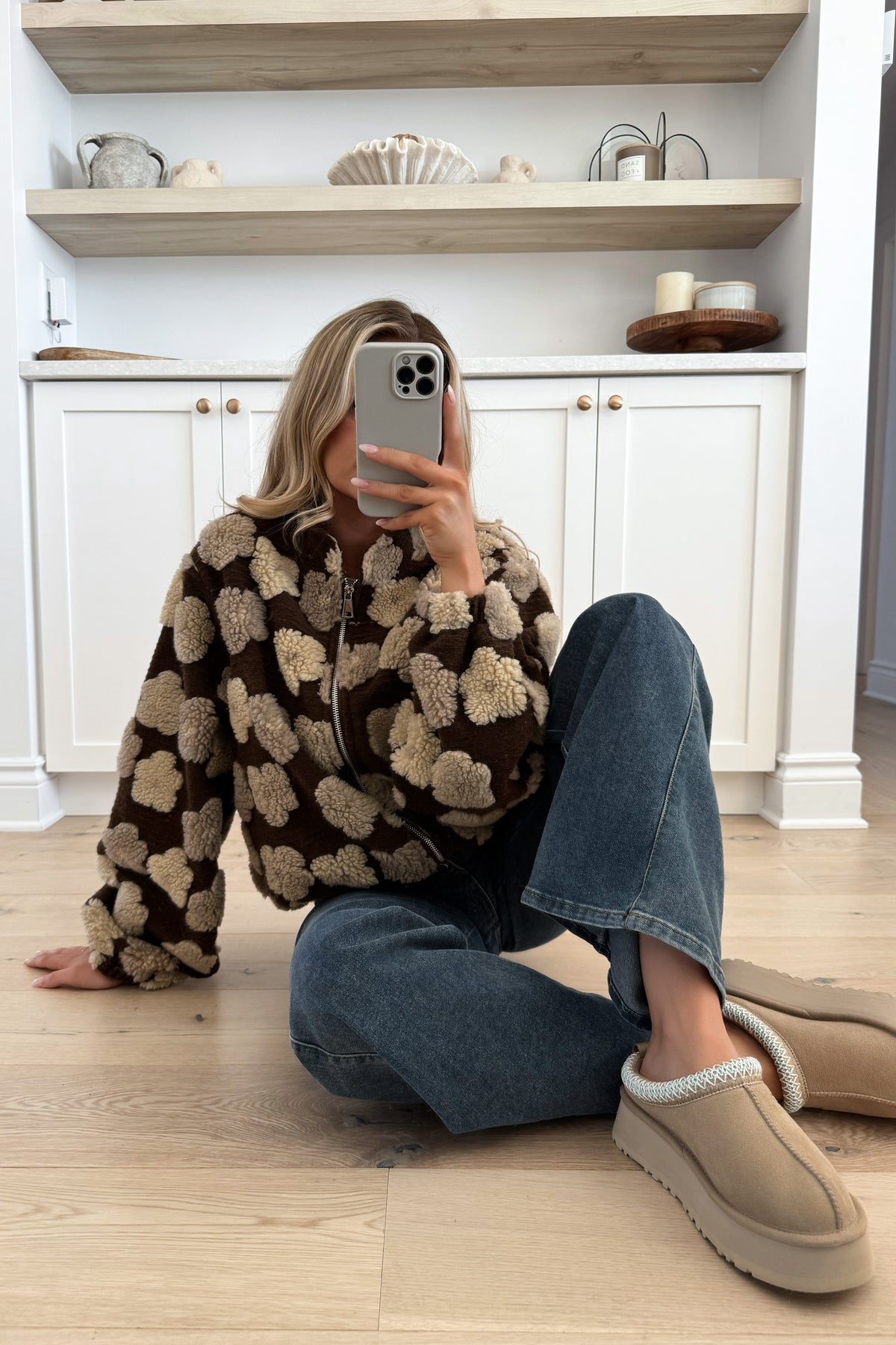FLEURY - Cardigan Brun