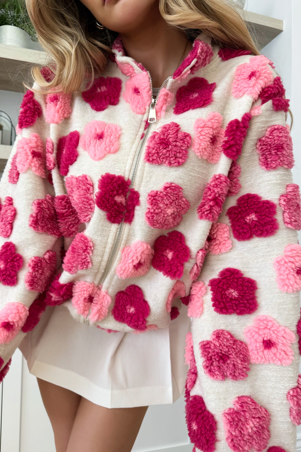 FLEURY - Cardigan Rose