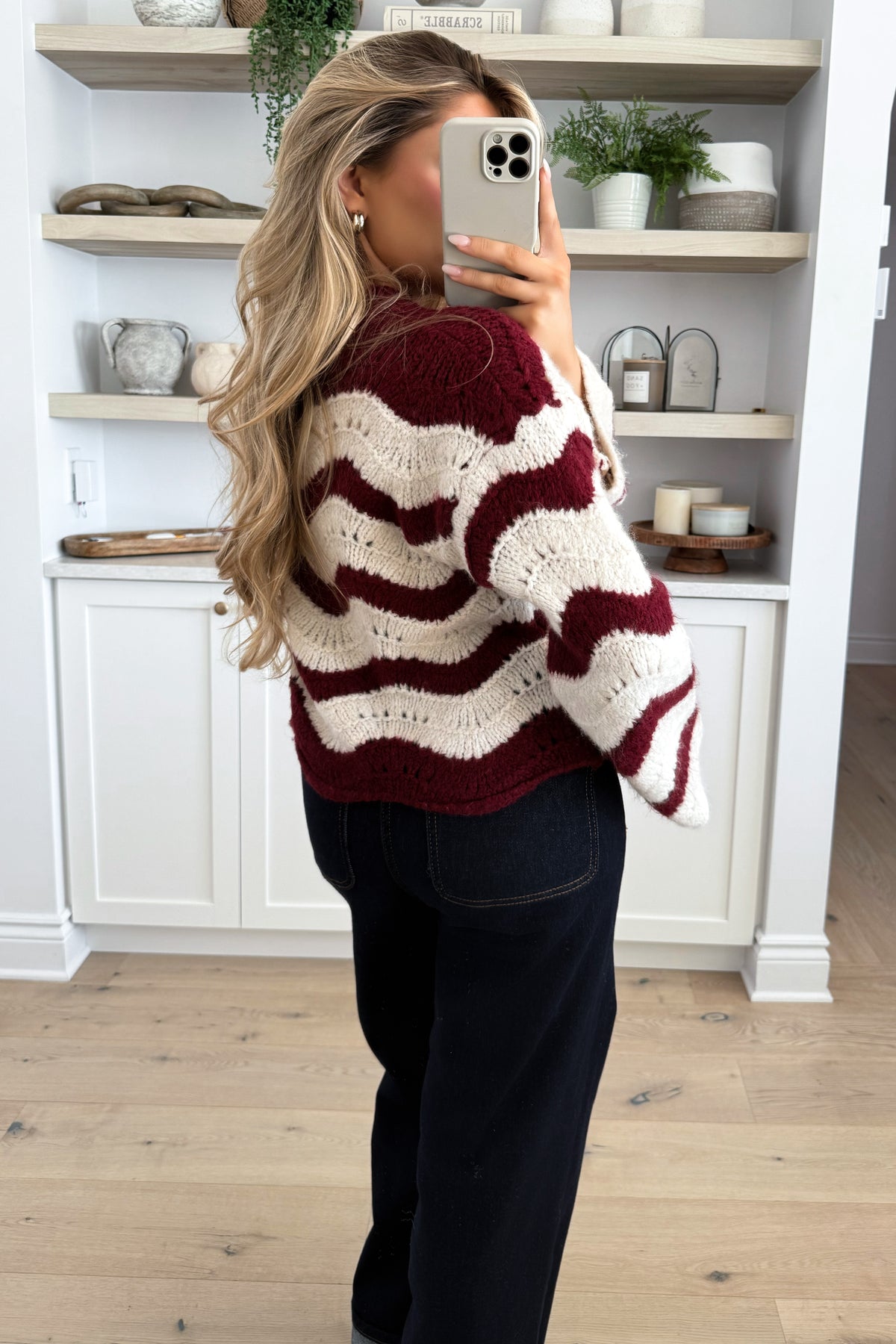 MYRTILLE - Burgundy Sweater
