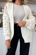 BUBBLE - Cardigan Blanc
