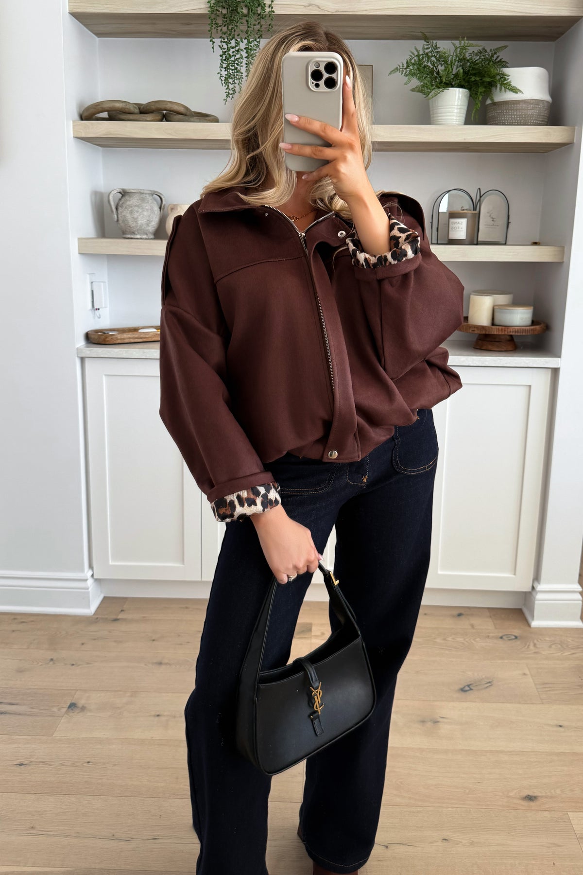 LENNIE - Manteau Brun