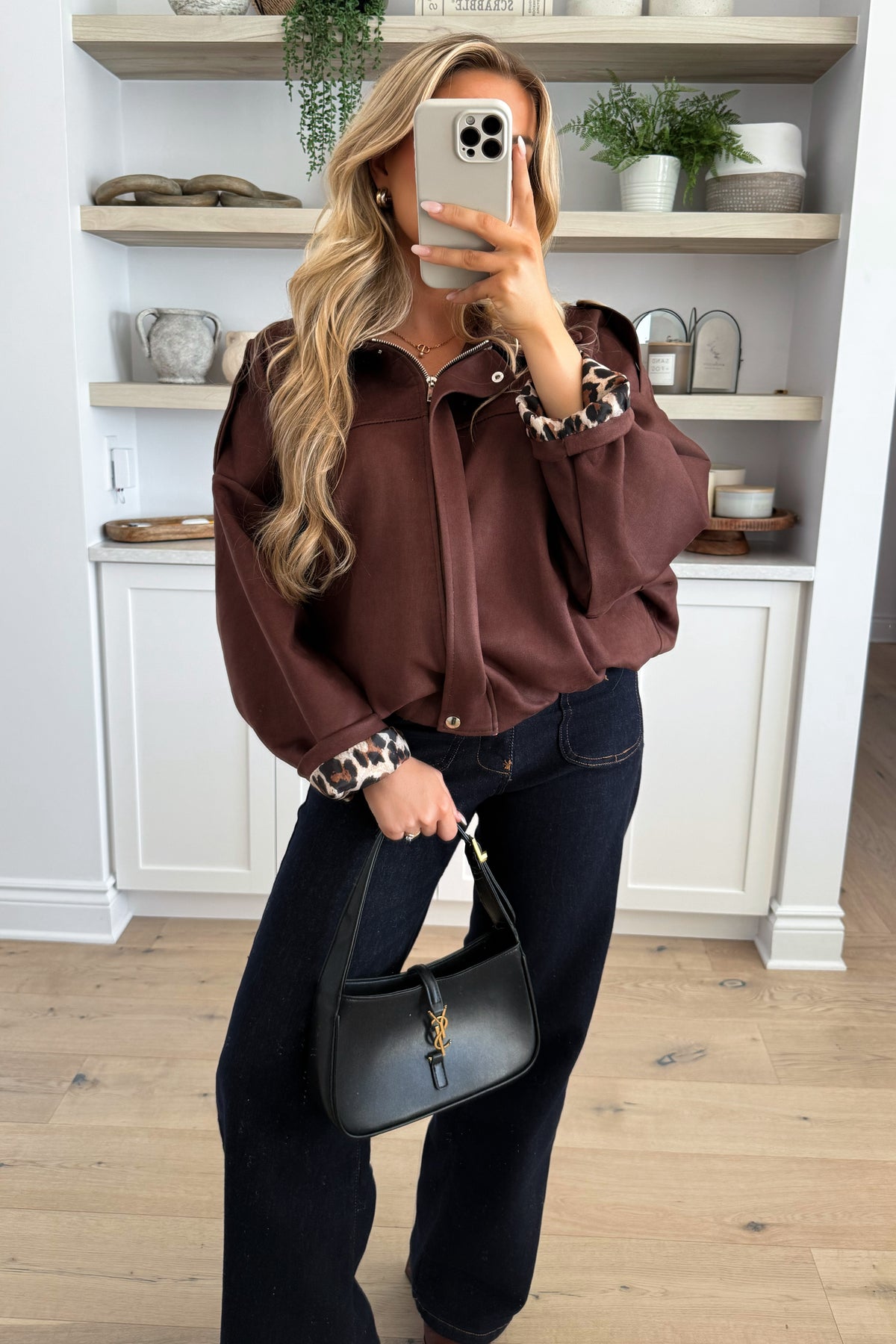 LENNIE - Manteau Brun