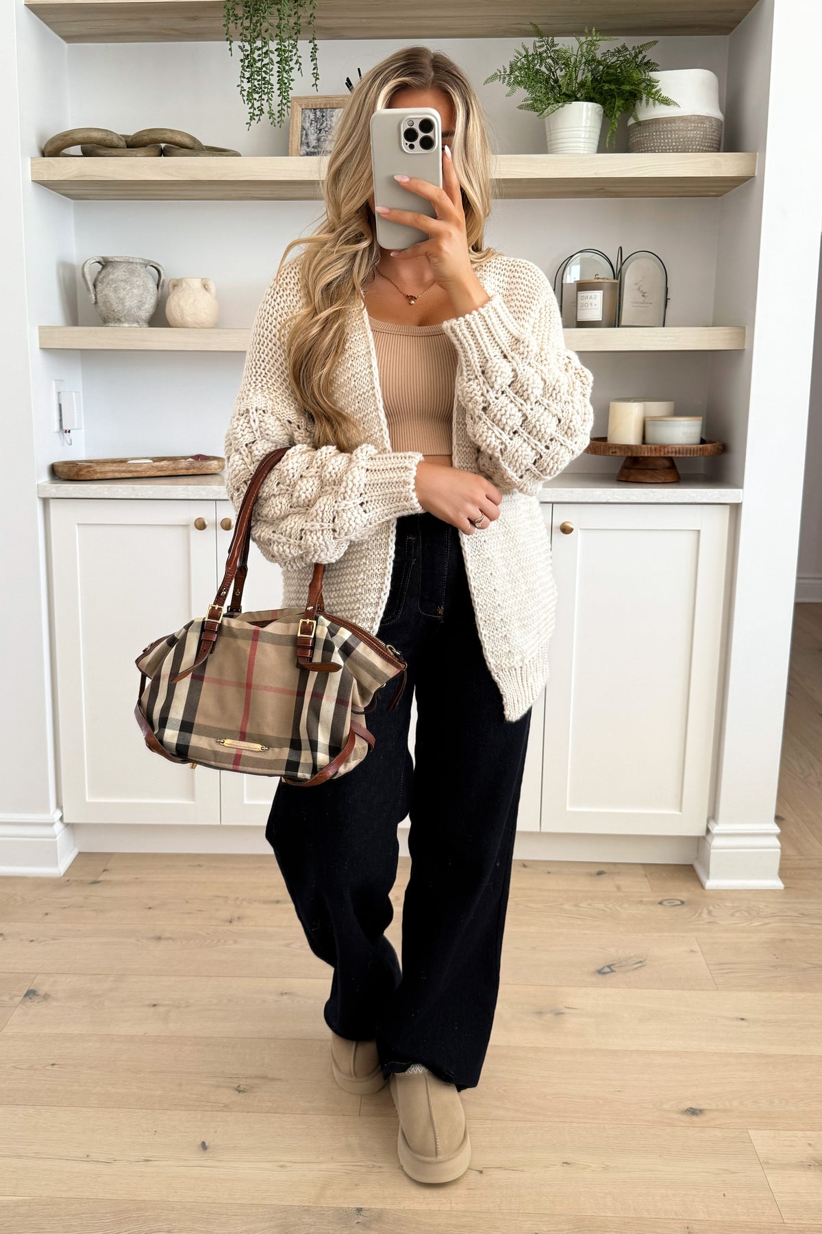 BUBBLE - Cardigan Beige