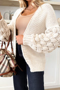 BUBBLE - Cardigan Beige