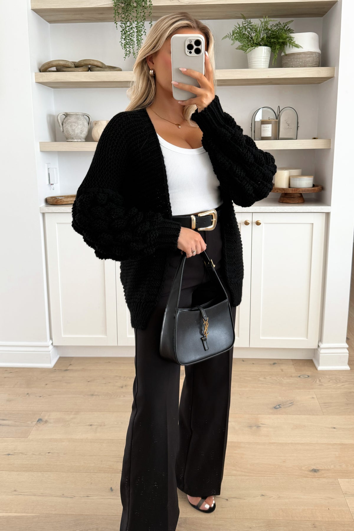 BUBBLE - Cardigan Noir