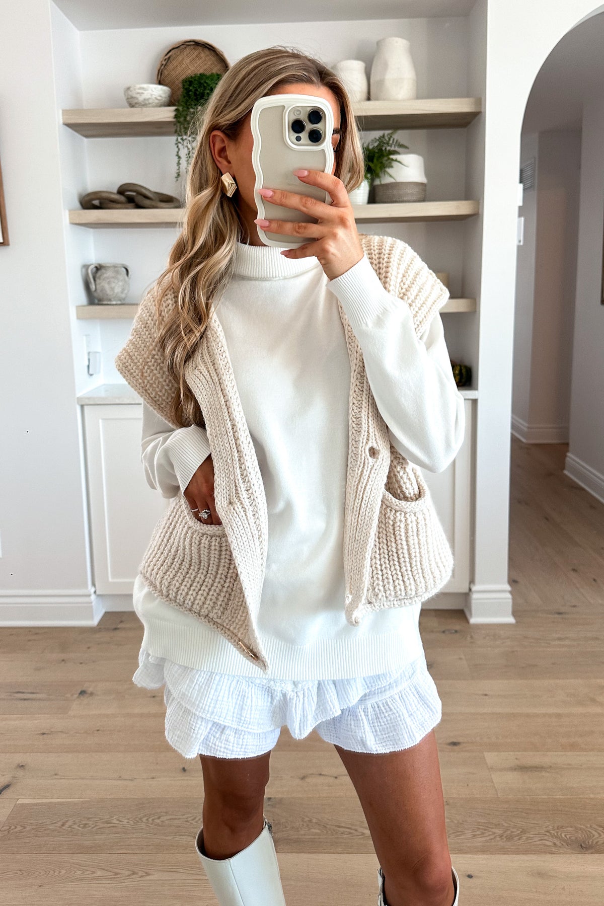 OMY - Cream Turtleneck Sweater