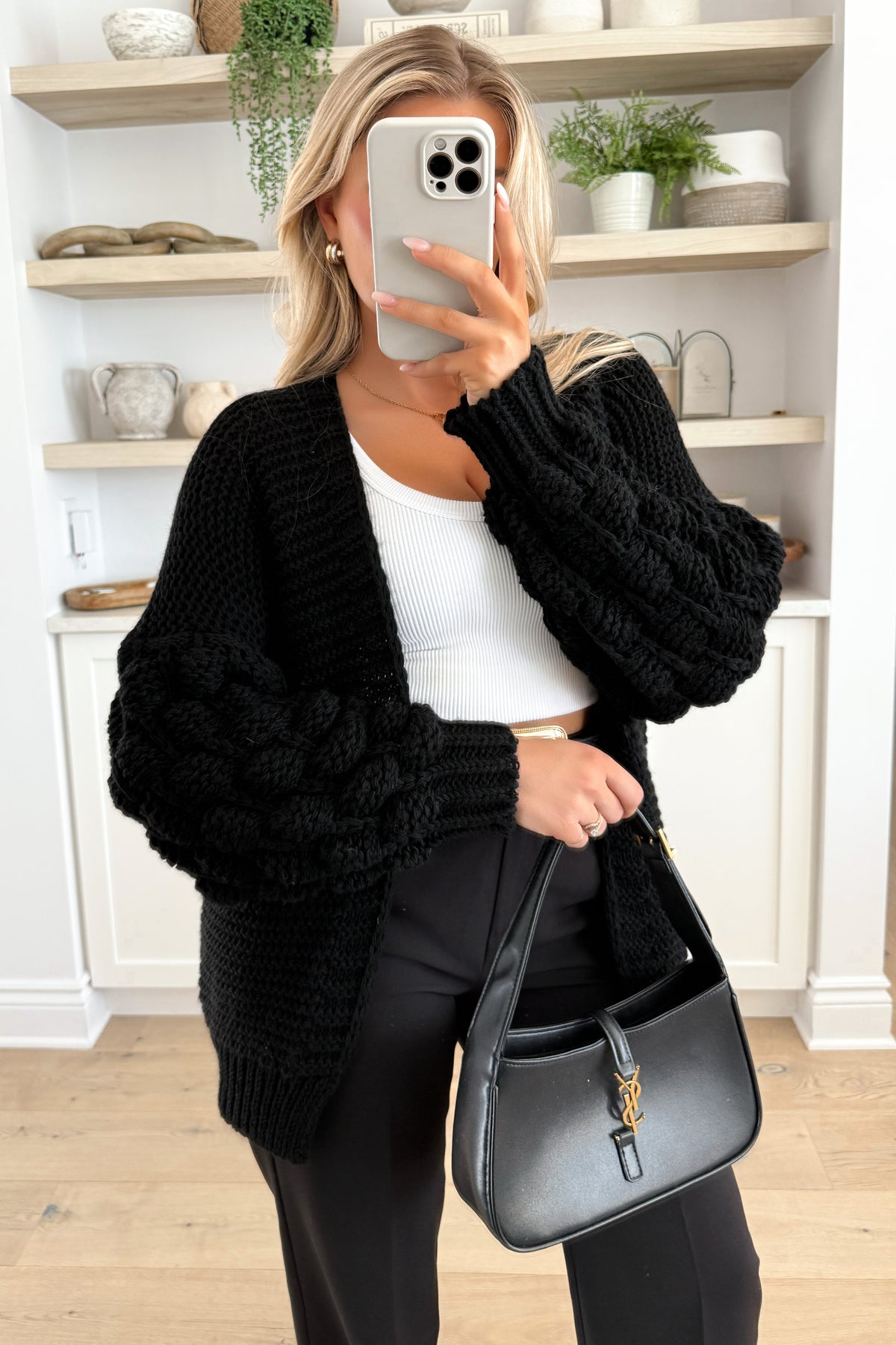 BUBBLE - Cardigan Noir