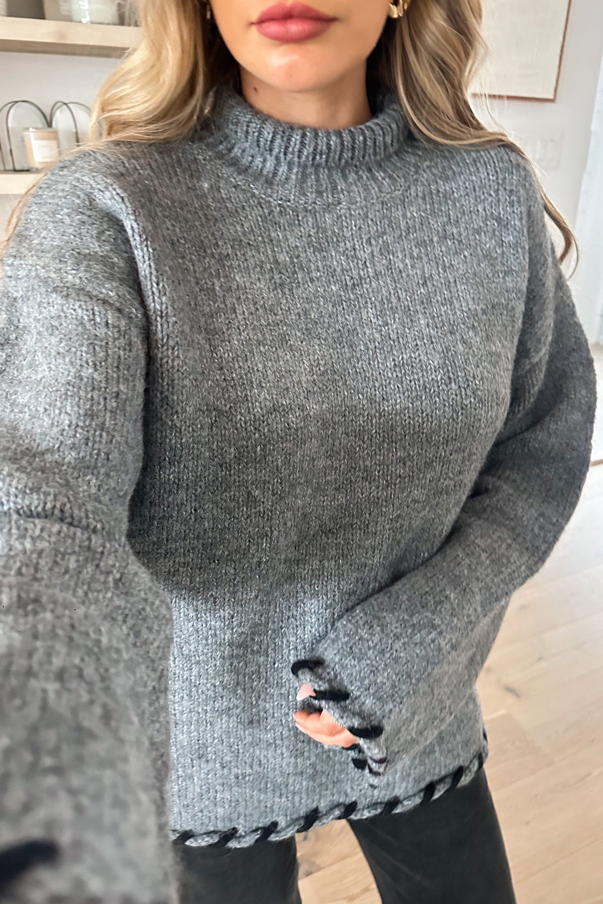 SANDRA - Grey Sweater