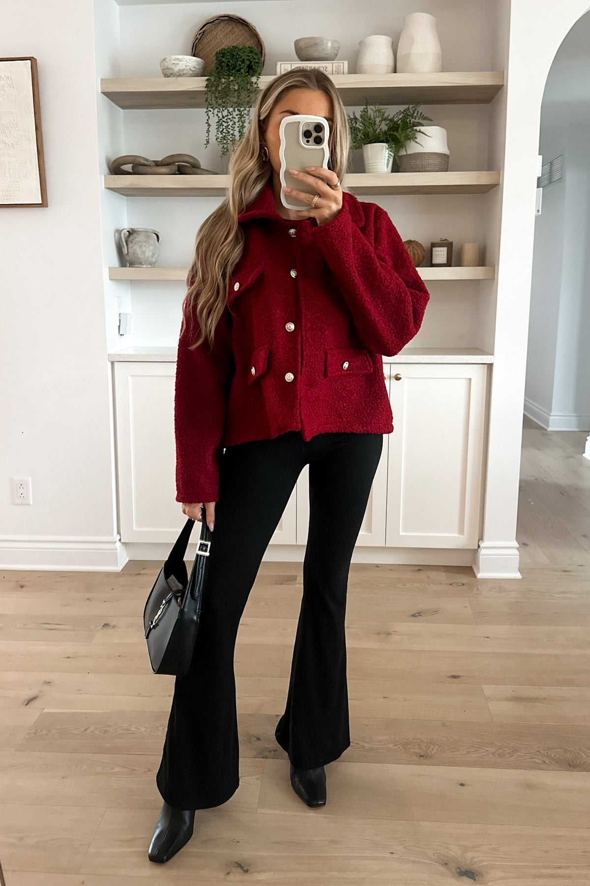 AVELLA - Burgundy Jacket