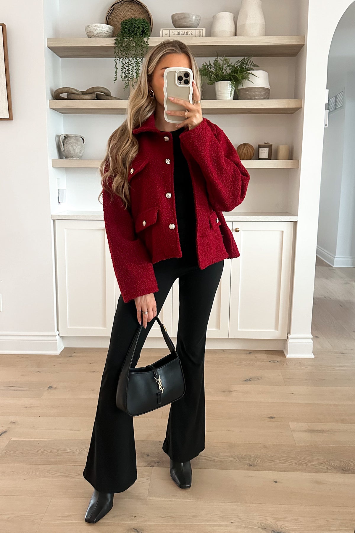 AVELLA - Burgundy Jacket