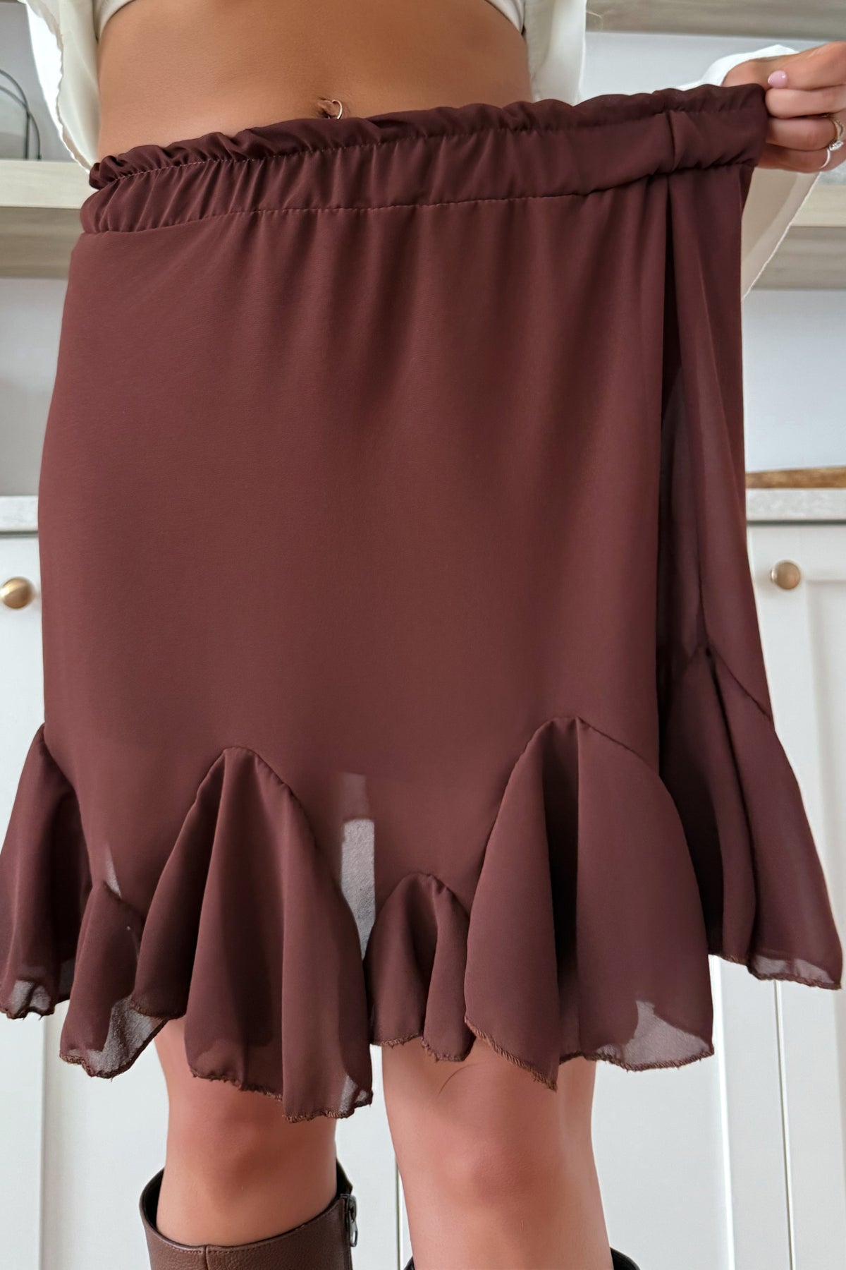 SIGNATURE - Brown Skirt
