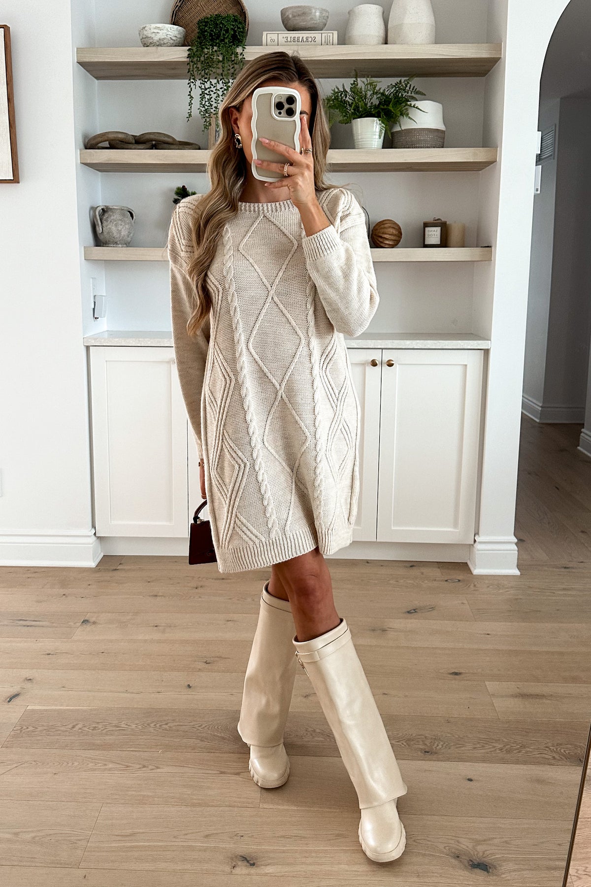 MATÉO - Robe Pull / Beige