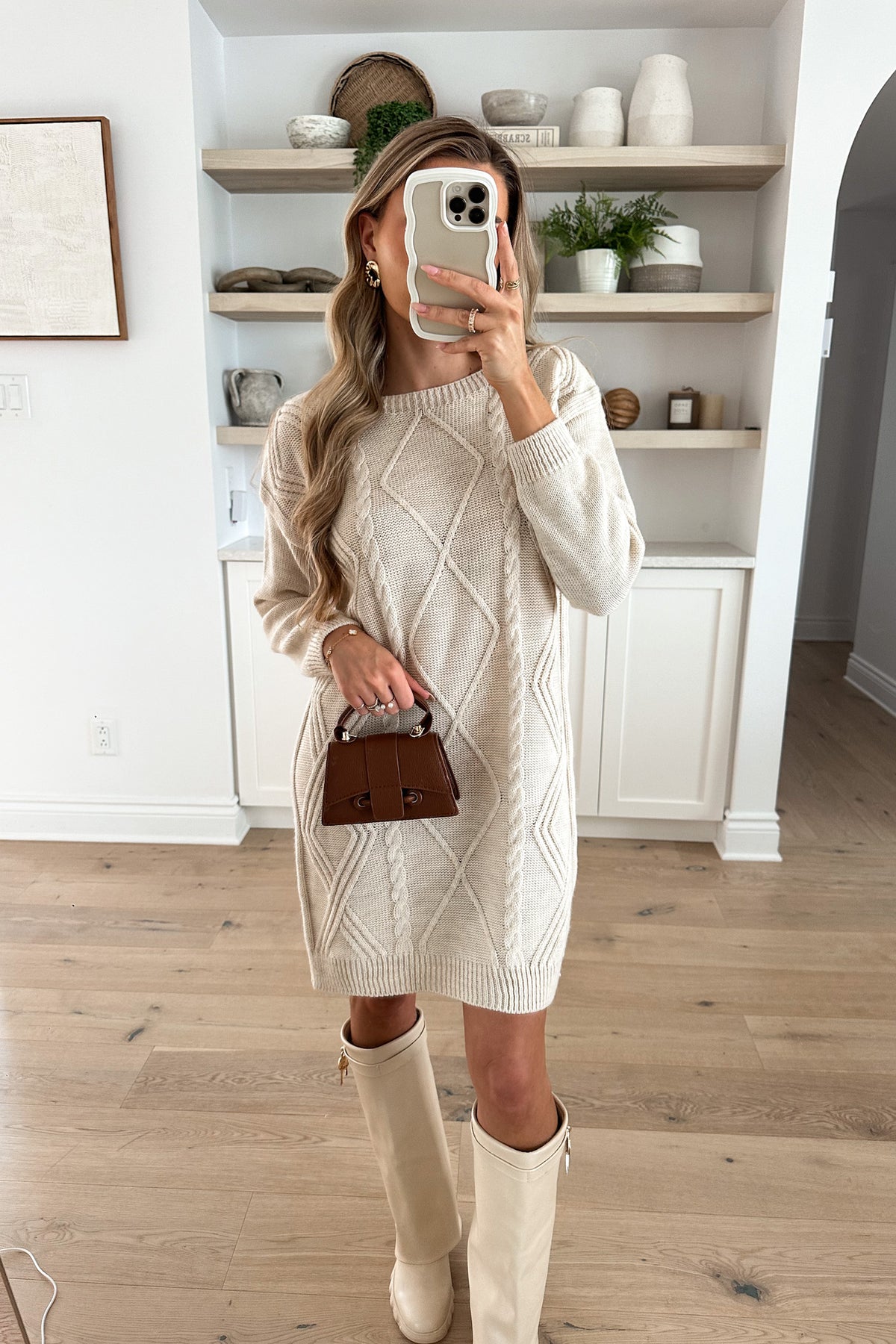 MATÉO - Robe Pull / Beige