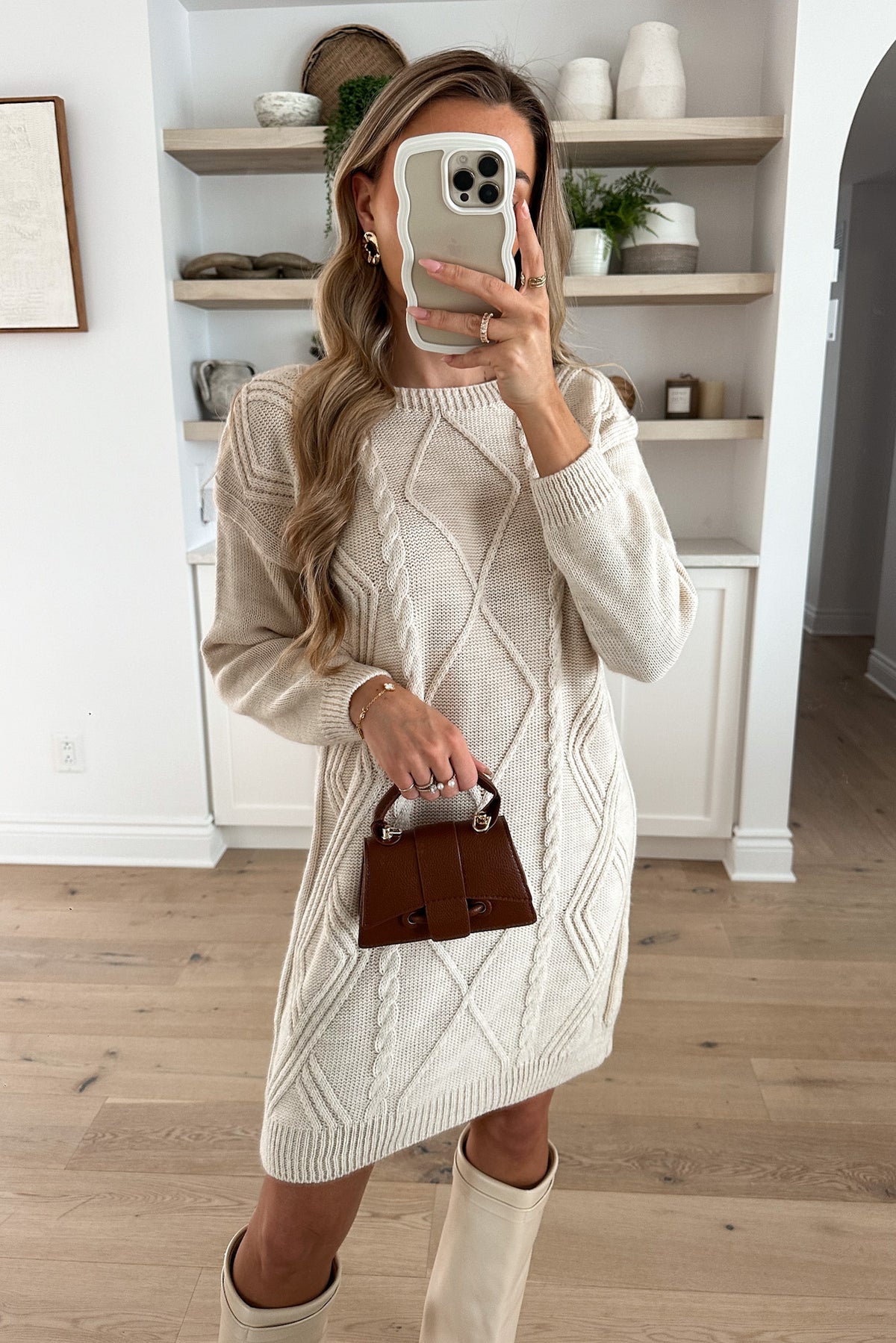 MATÉO - Robe Pull / Beige