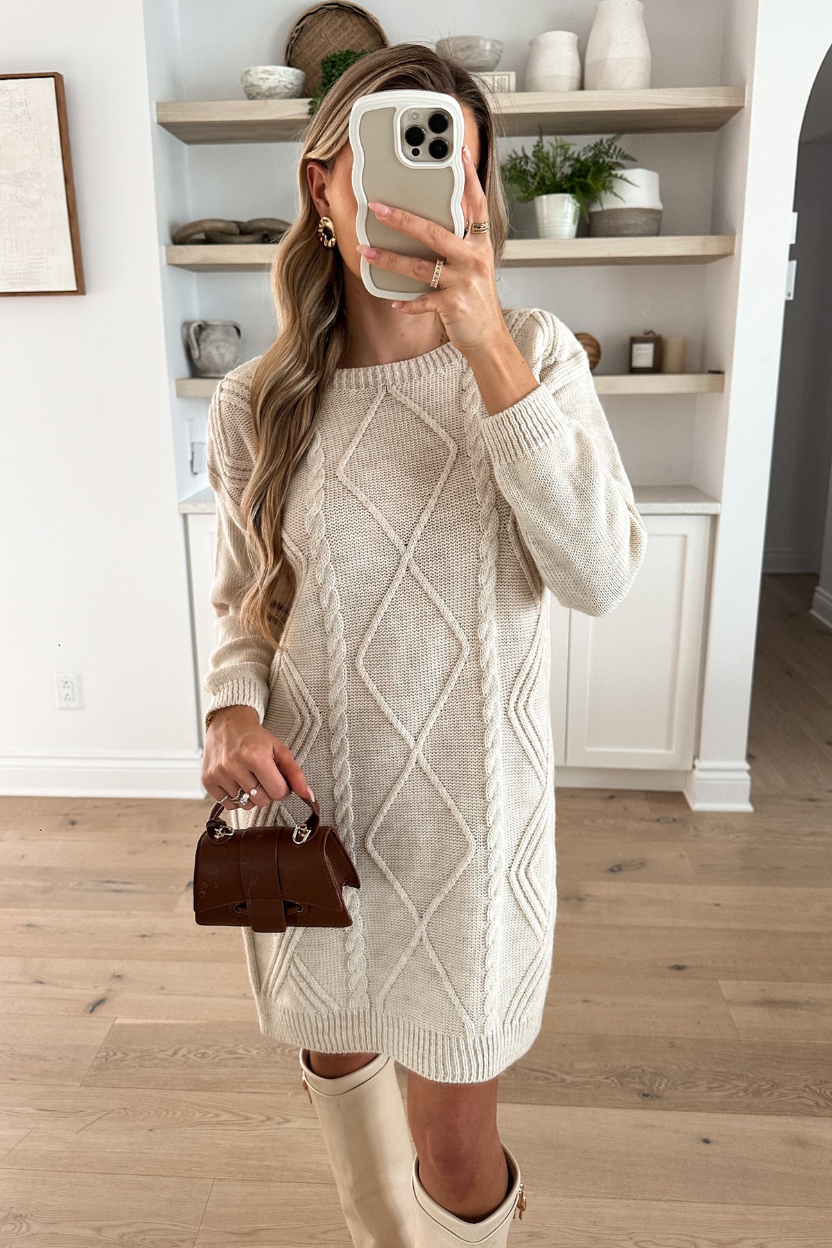 MATÉO - Robe Pull / Beige