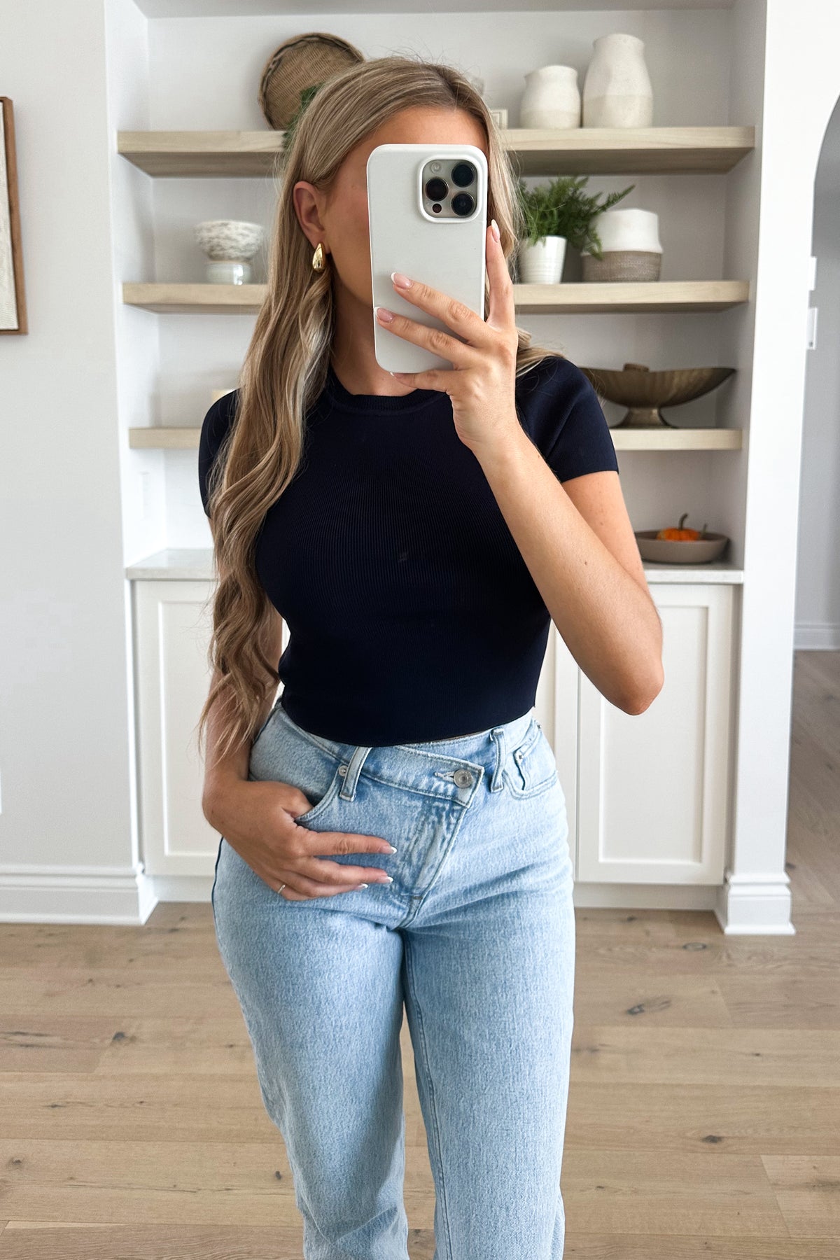 LOUISE - Haut court/ Marine