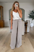 CHARLENNE - Pantalon / Greige